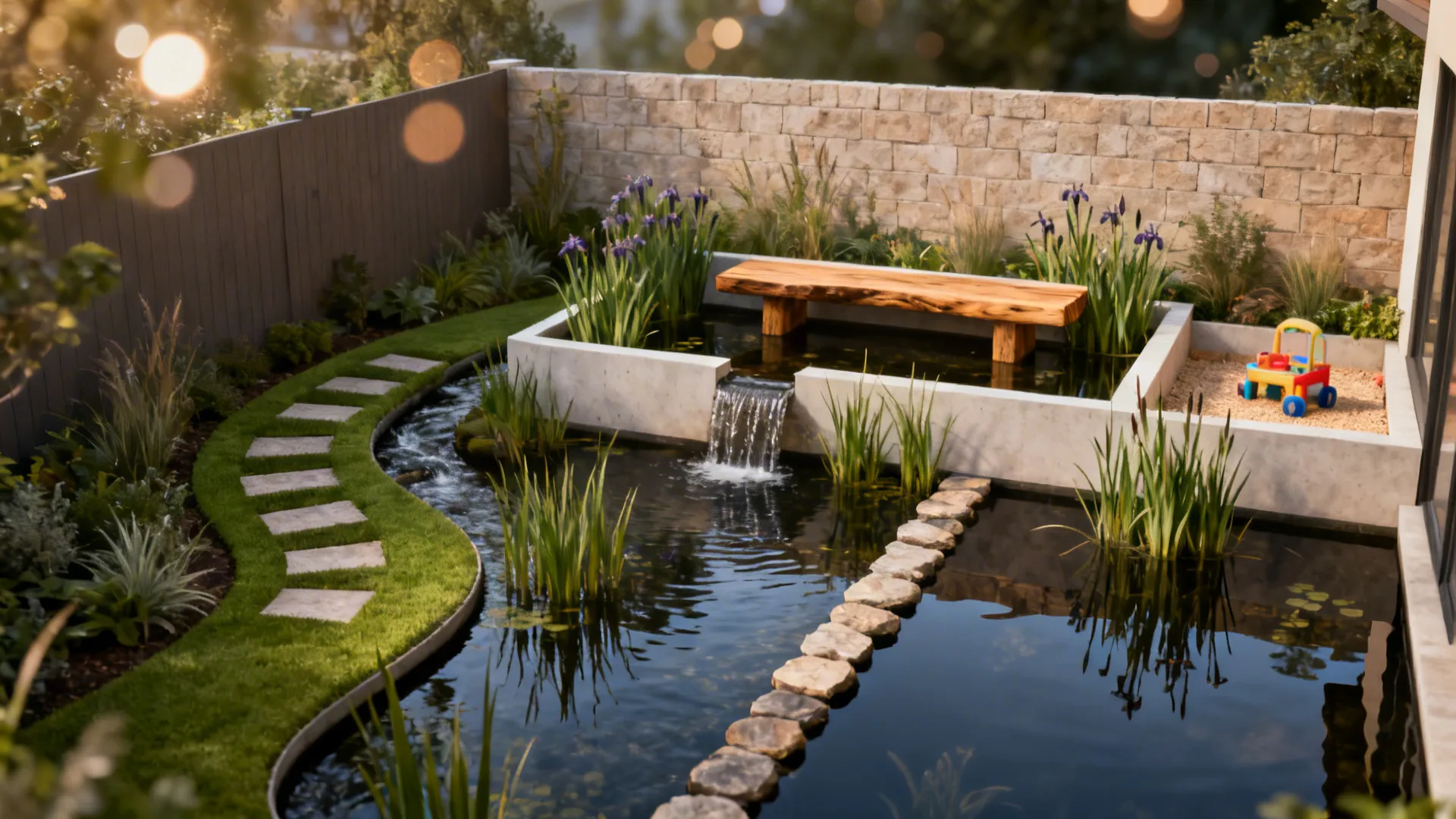 5 Small Backyard Pond & Waterfall Ideas