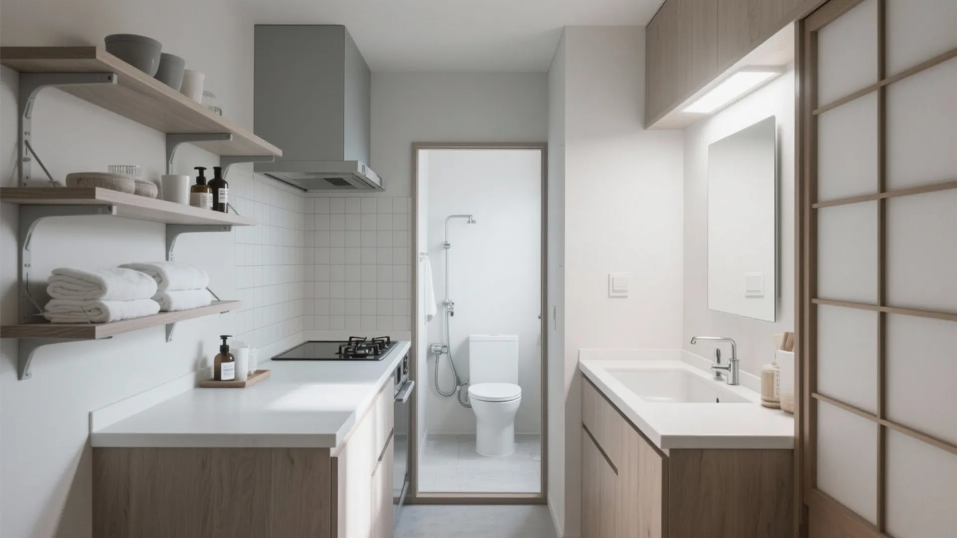 Tips 2: 水回りを“まとめる”と配管が短くなり見積りが素直に下がる（収納技巧も効く）