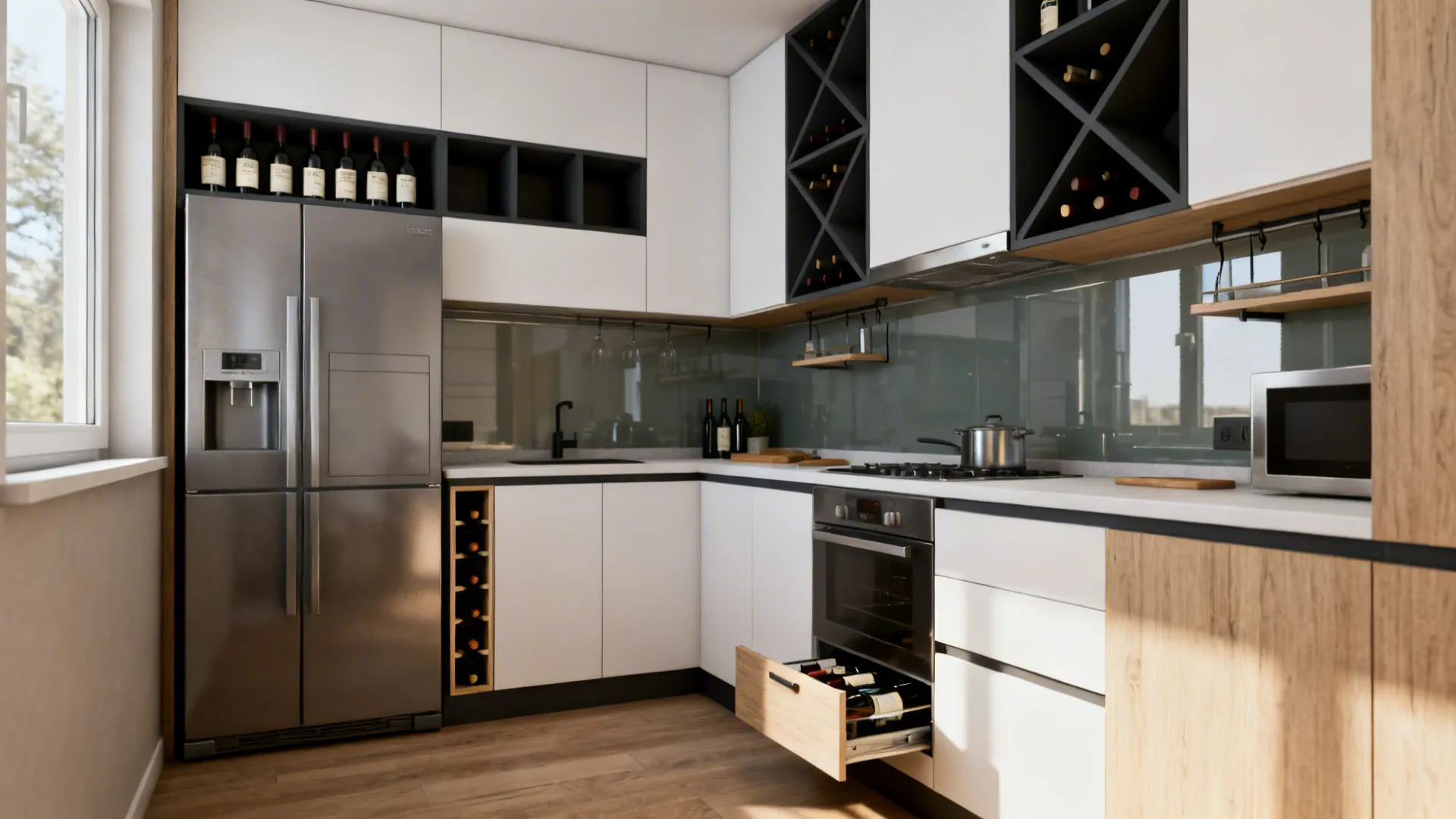 5 Kitchen Cabinet Wine Rack Ideas That Actually Work
