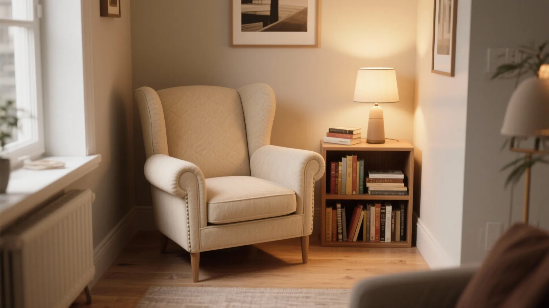 8. Wingback Chair in Scaled-Down Size