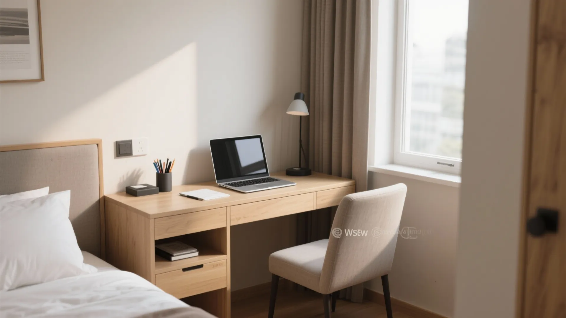 Compact Workspace Corner