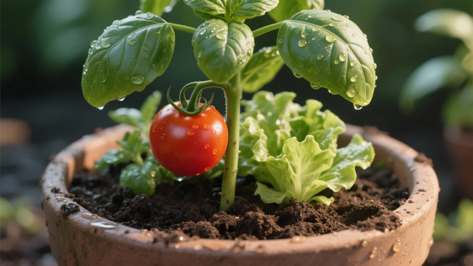 4. Mix edible micro-gardens with companion planting