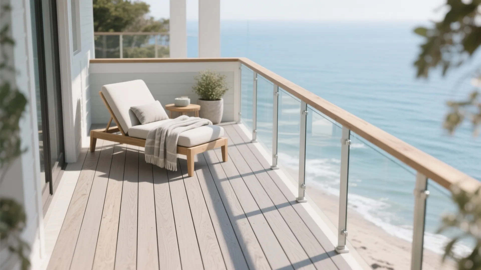 Capped Composite Decking (Warm Barefoot Feel)