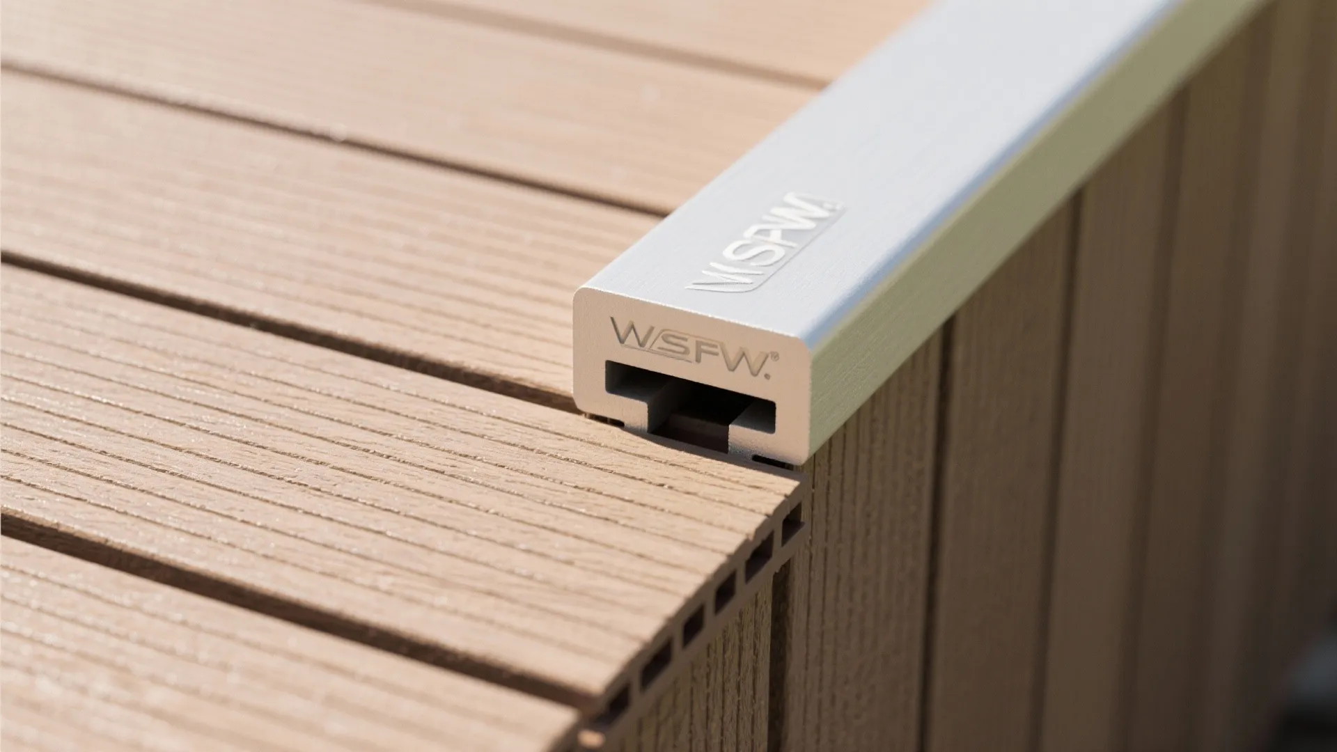 Natural-Look Composite Decking Planks