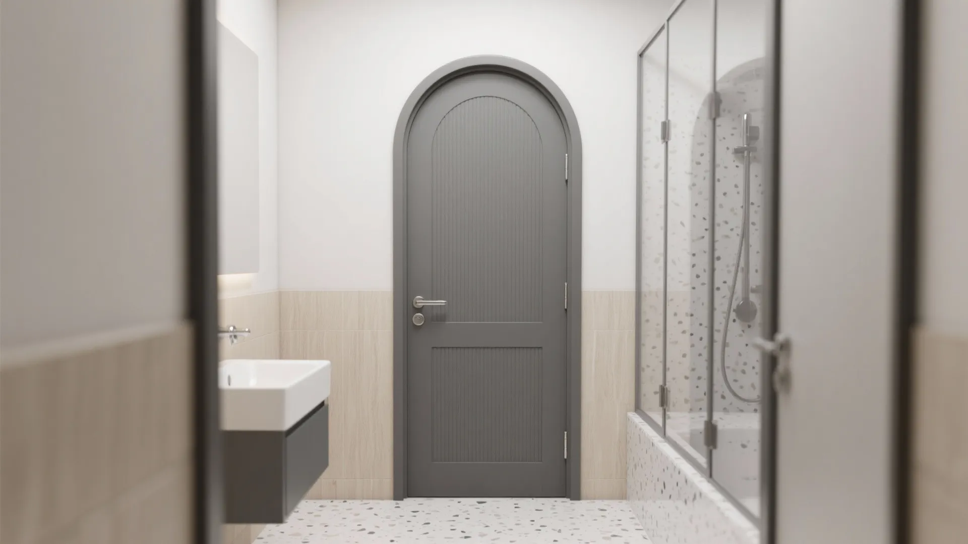 Waterproof Composite or uPVC Door (Arch Optional)