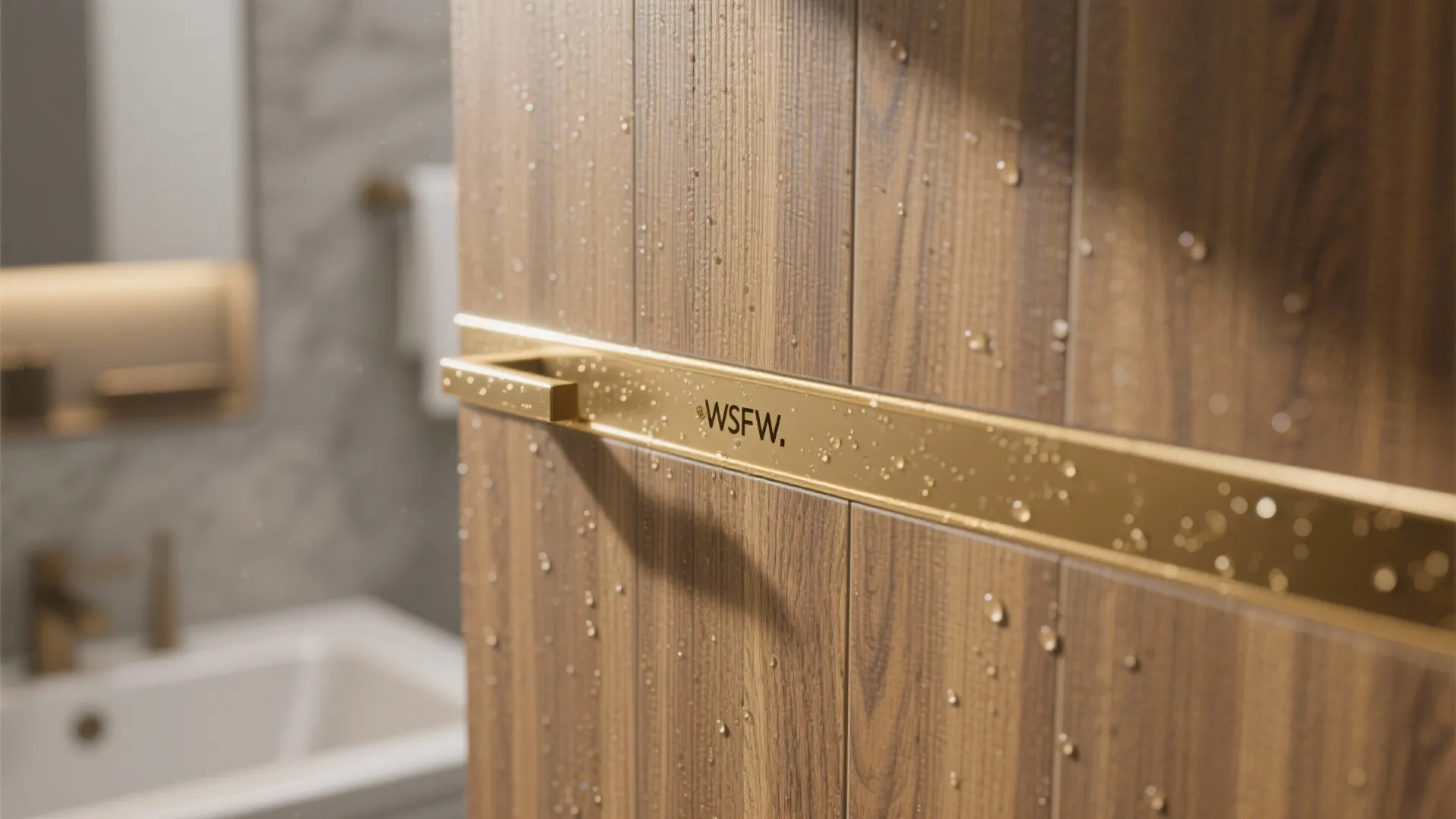 Moisture-Resistant Composite Gate with a Wood Look