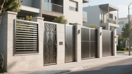 5 Compound Wall Designs with Grills