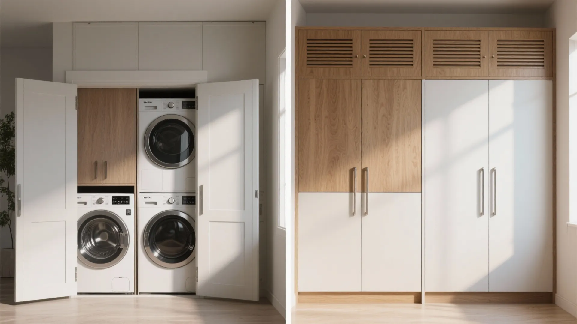 5. Conceal appliances with cabinets and 3D visuals