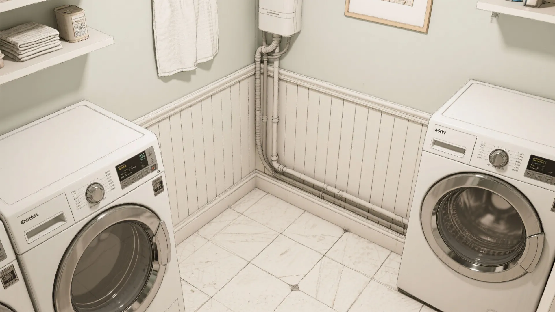 5. Conceal Utility Lines