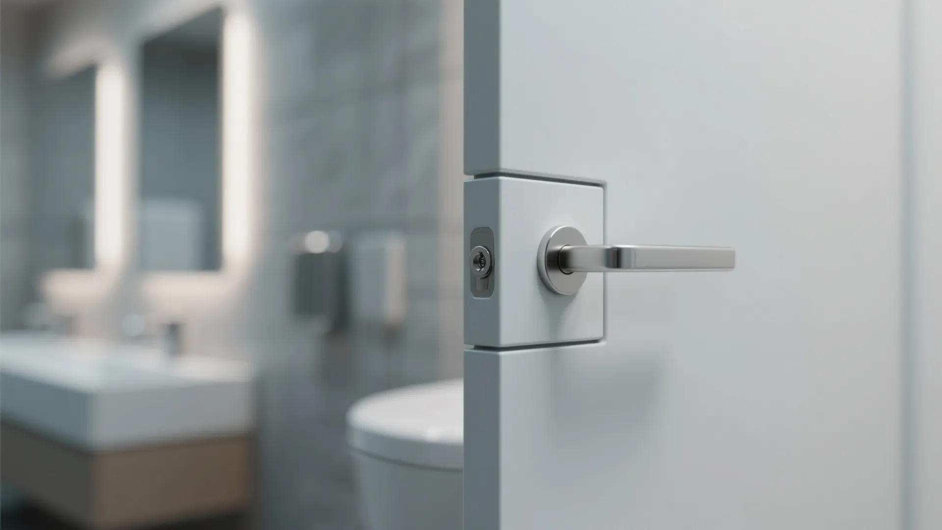 2. Concealed surface bolts for a minimalist look