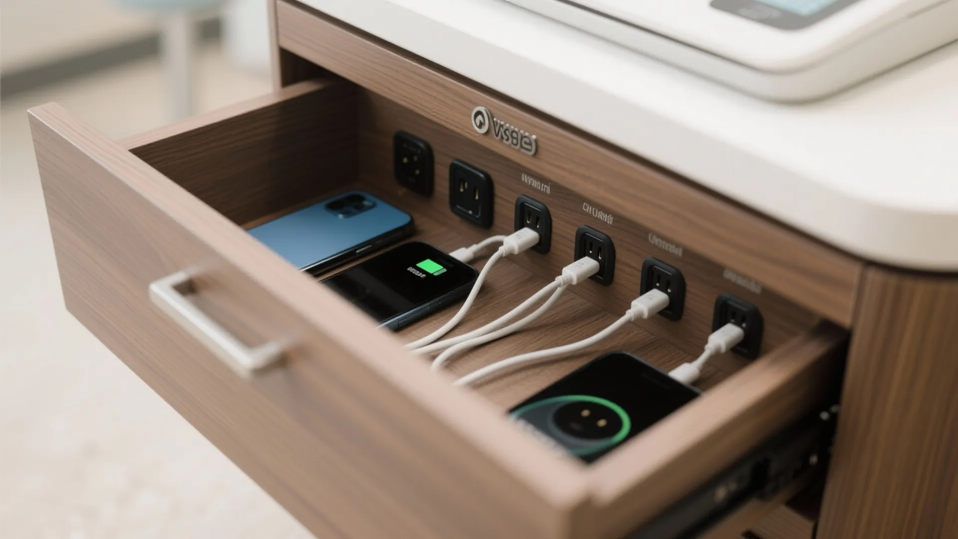 10. Concealed Charging Stations