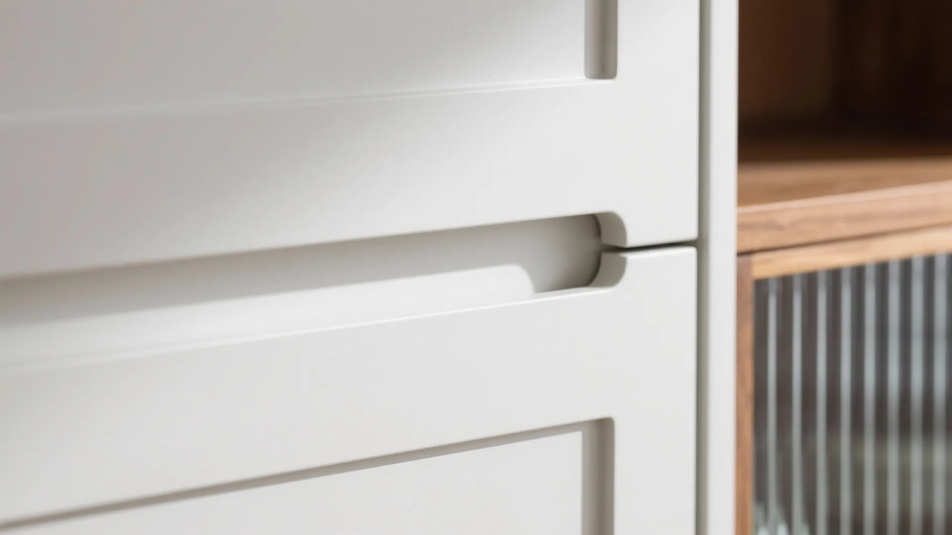 Minimalist kitchen storage for a 2 BHK