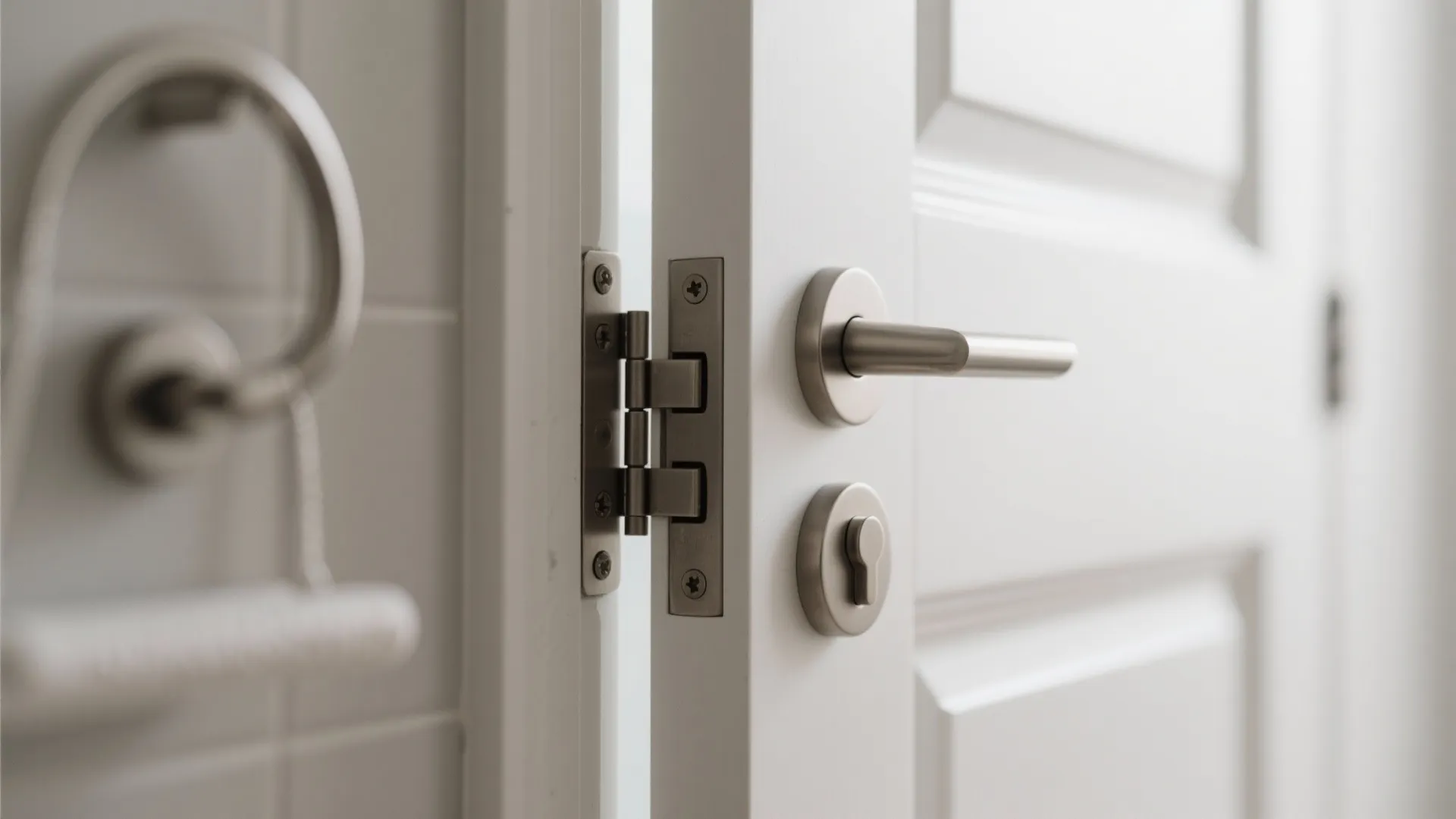 Compact Swing Door with Concealed Hinges