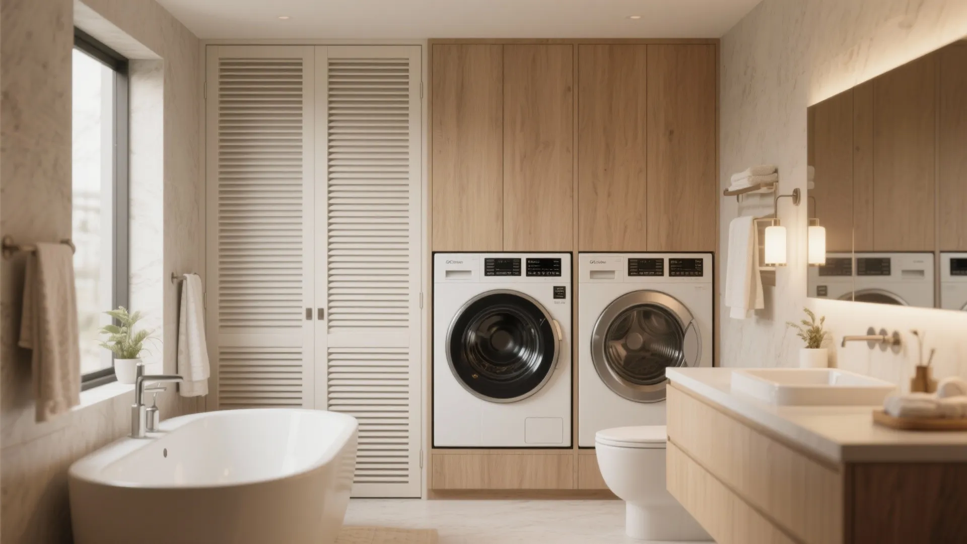 2. Concealing with Cabinetry