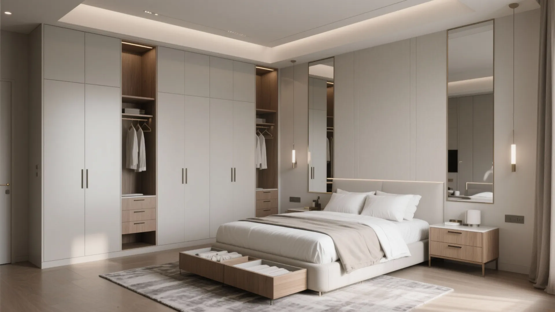 Concealed Storage and a “Clutterless” Perimeter