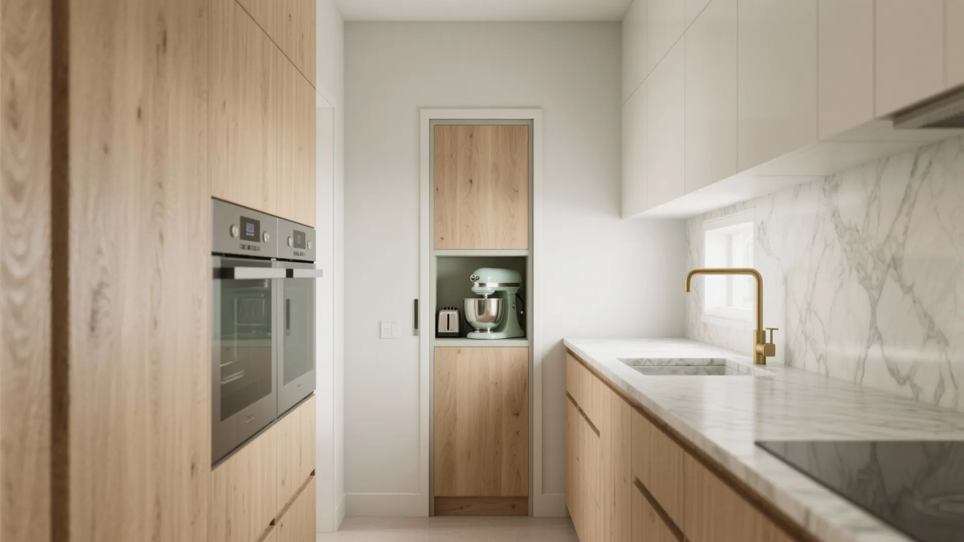 Minimalist storage with concealed luxury