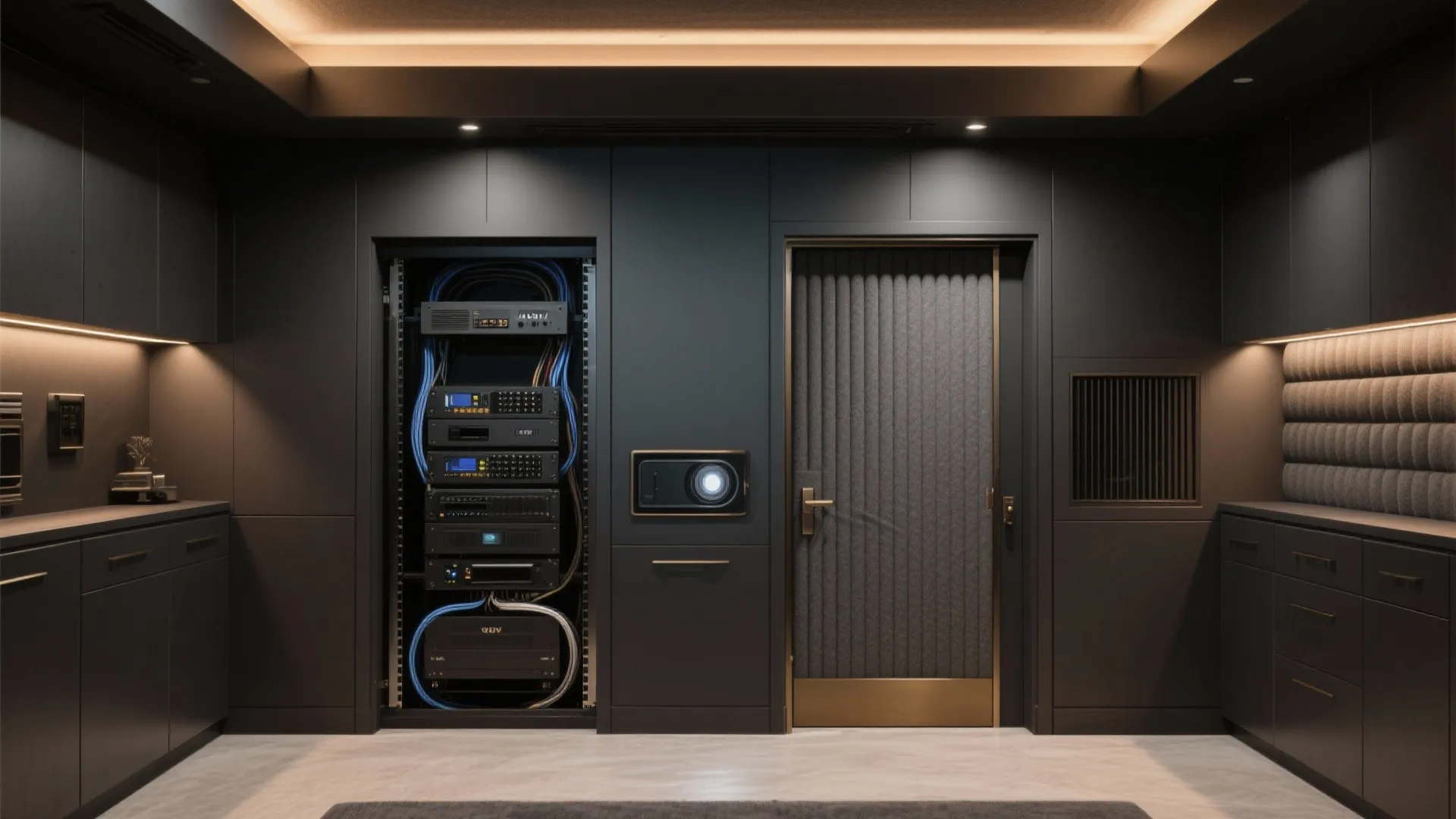 Concealed tech and quiet cooling