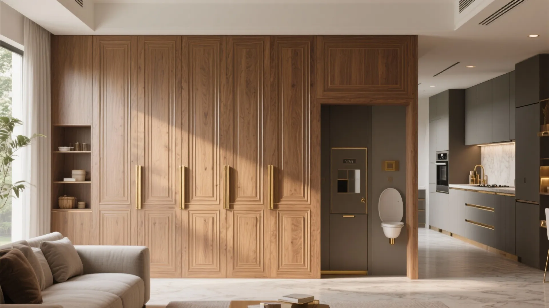 Storage-First Quiet Luxury: Paneling, Concealed Doors, and Better Kitchens