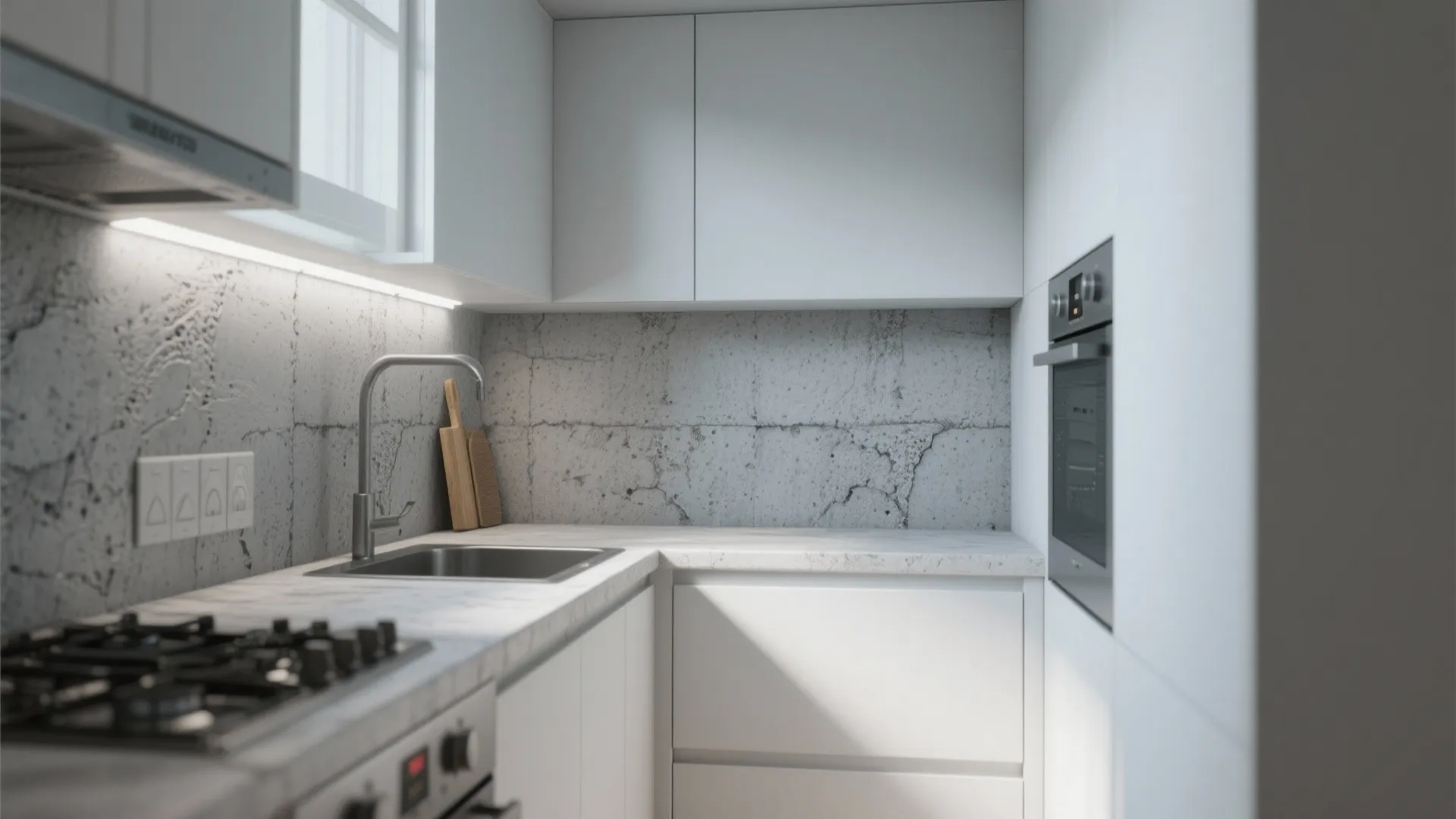 4. Textured Concrete Finish