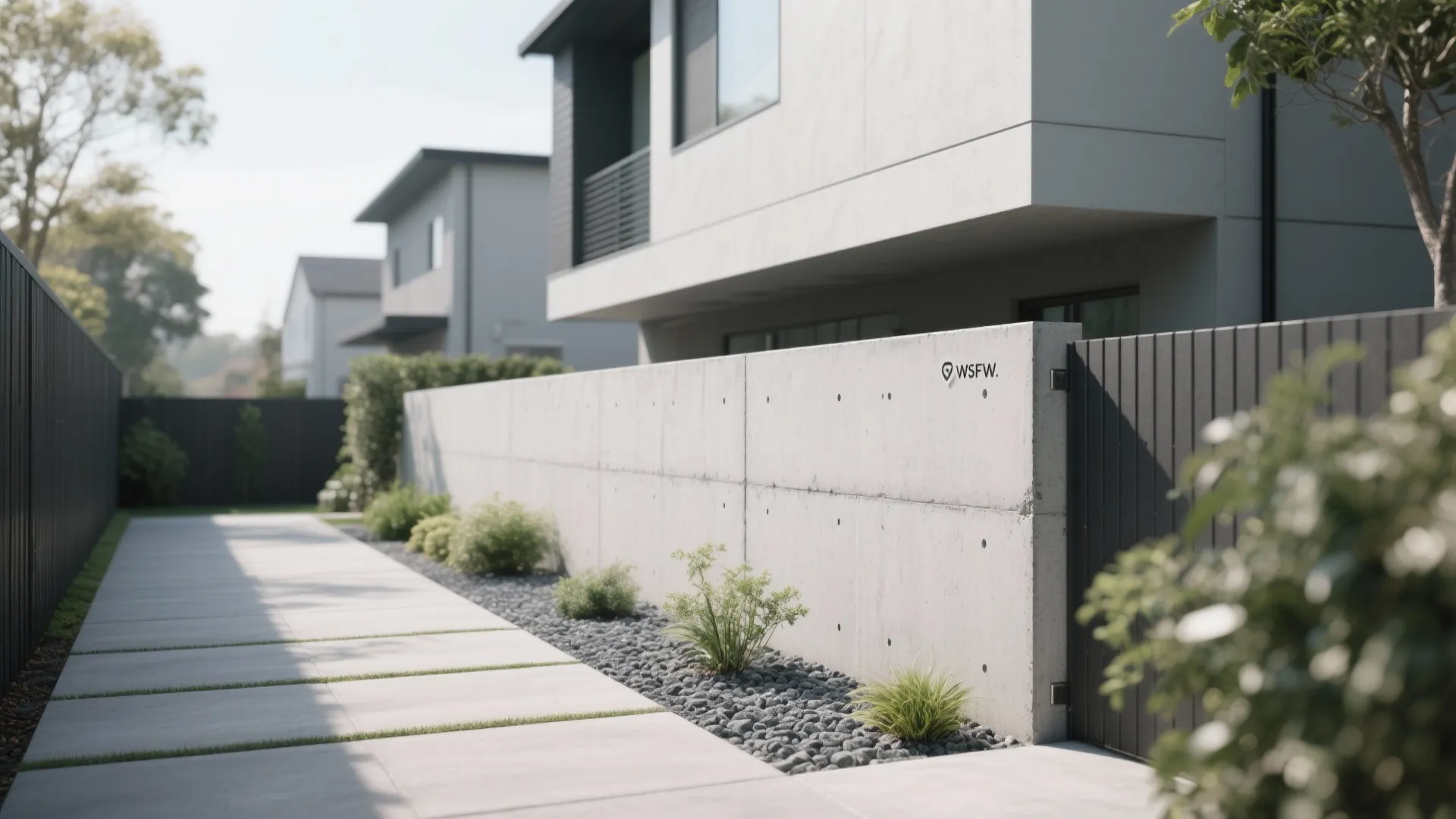 Cantilevered Reinforced Concrete in Tight Corners