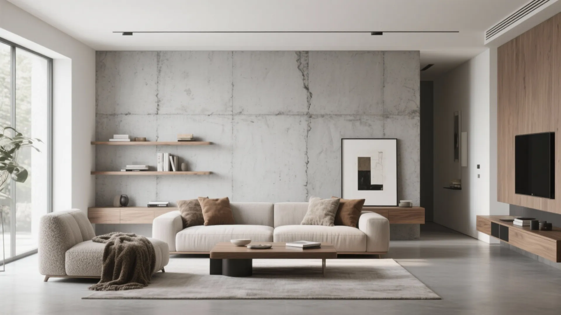 Mineral Concrete Effect for Modern Calm