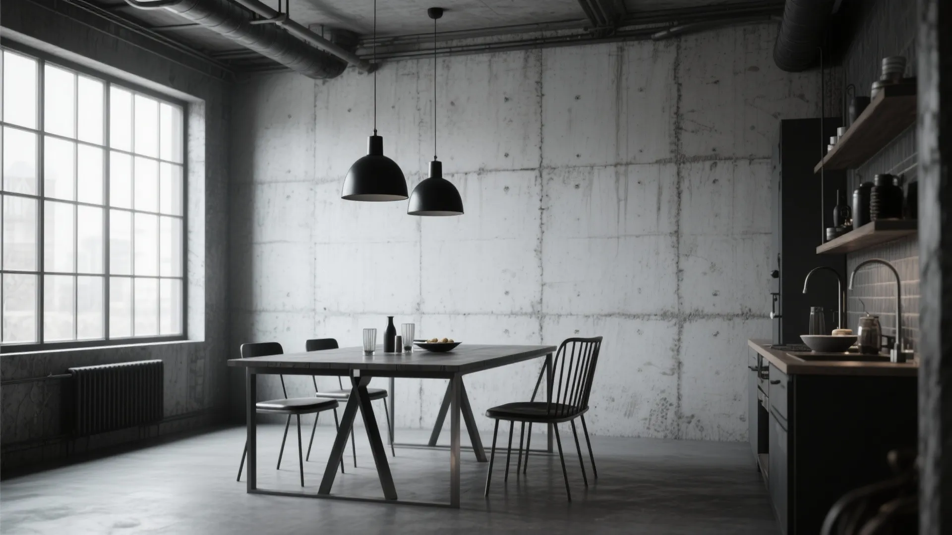 Concrete Effect 3D Walls