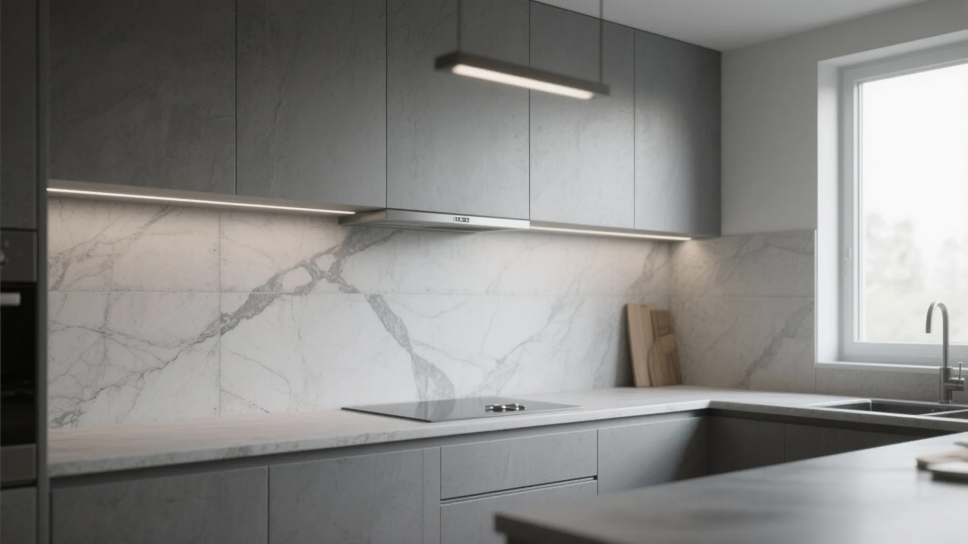 2. Textured concrete-look slabs