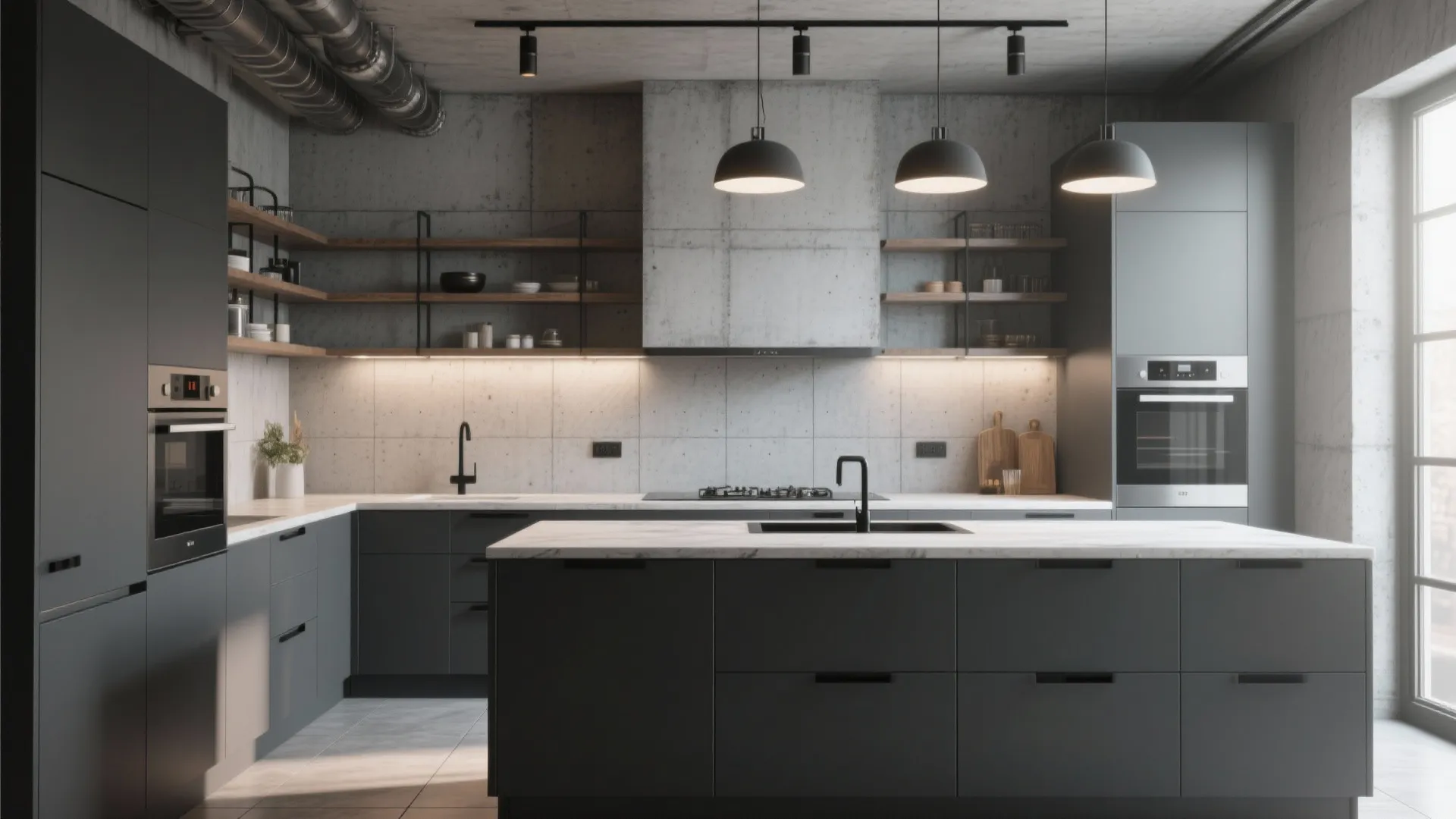 5. Industrial Concrete Effects