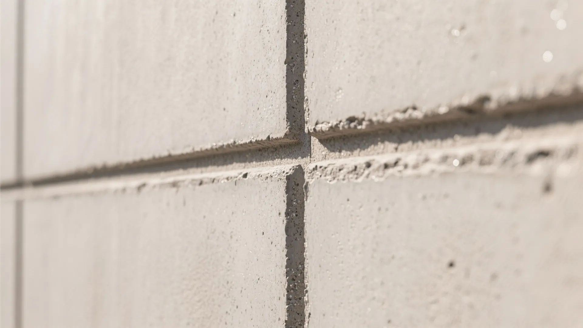 Minimalist Concrete with Shadow Gaps