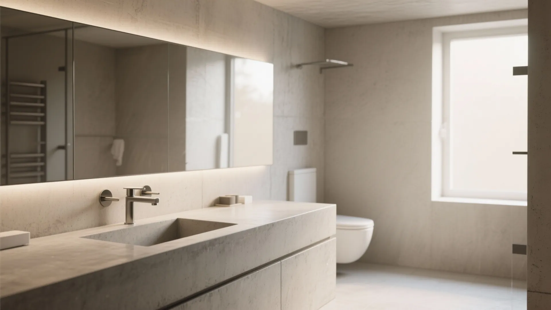 2. Concrete for a Minimalist Vibe