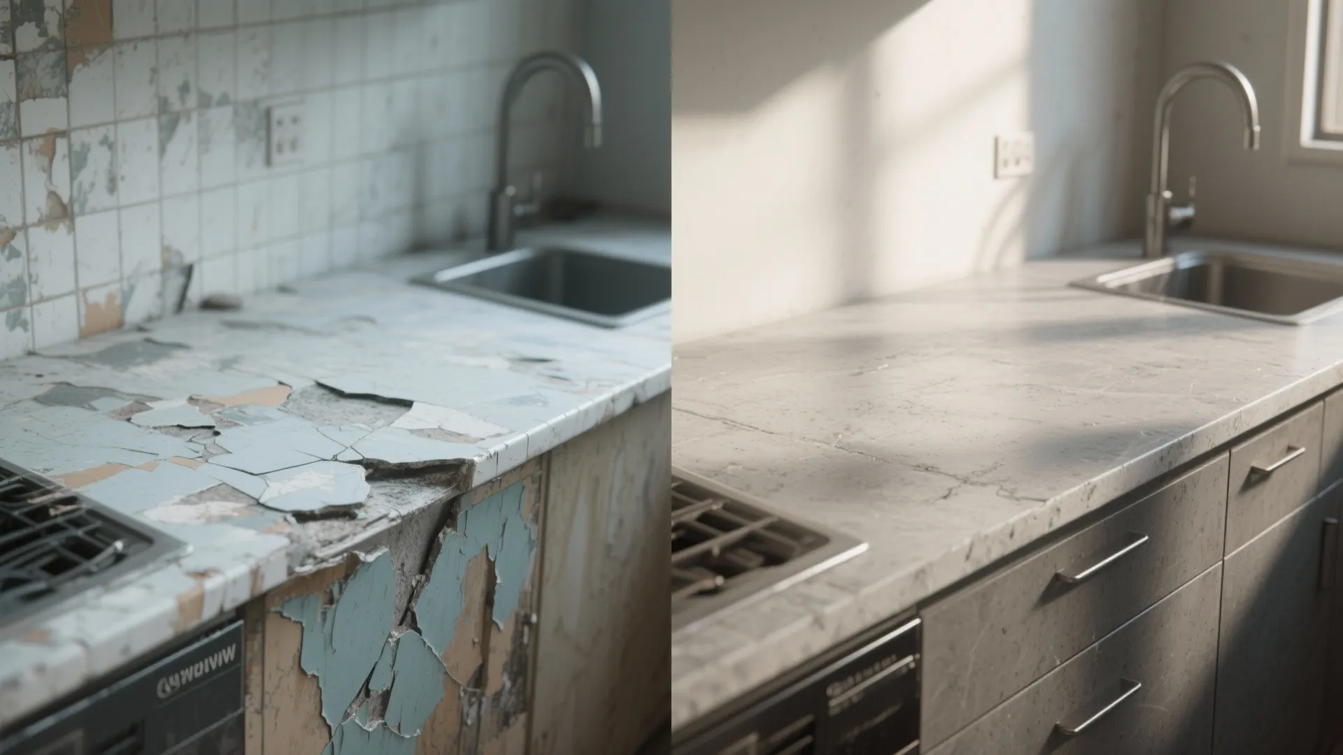 4. Concrete overlays — industrial chic without full replacement