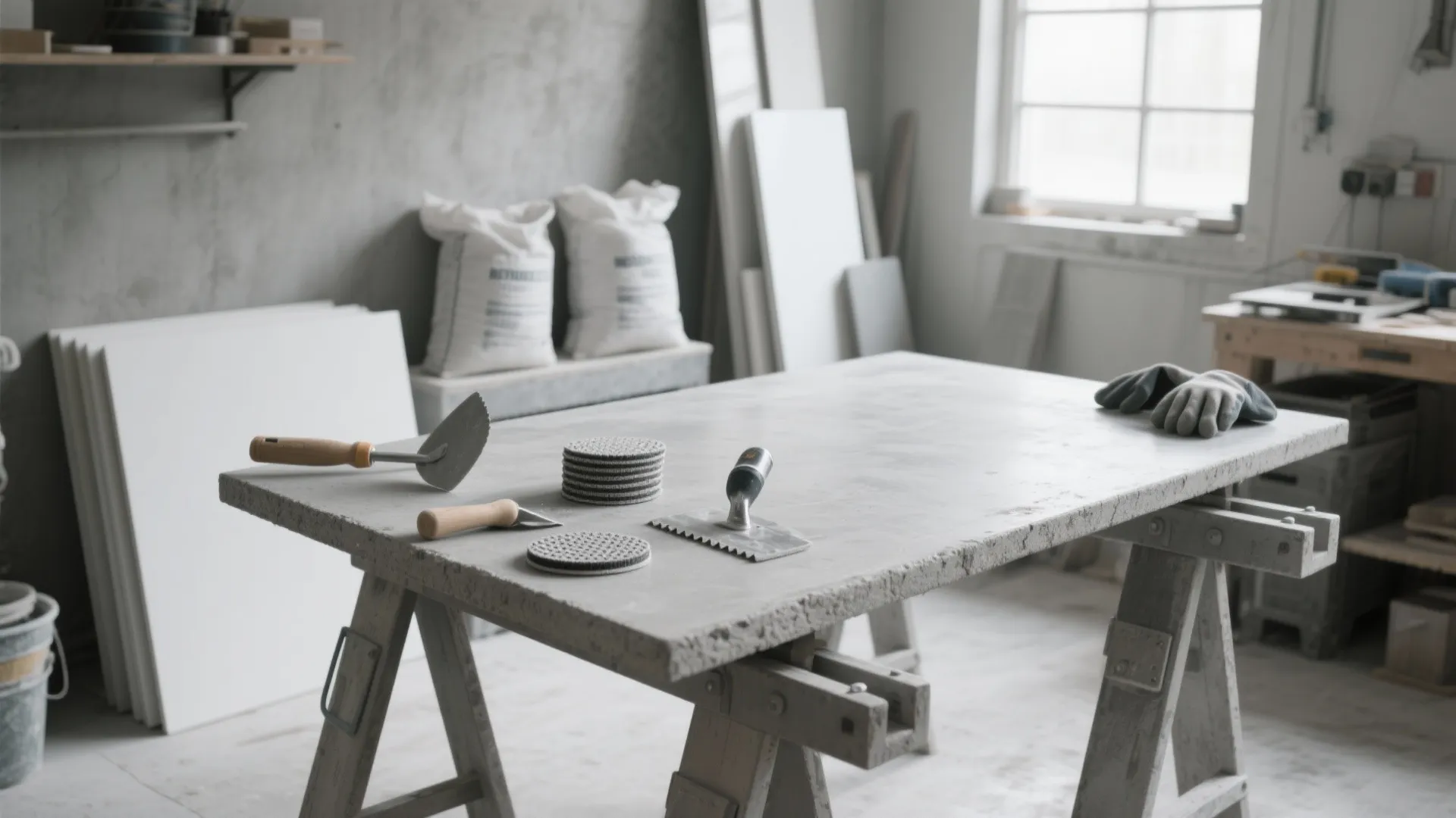 Concrete Table Top DIY: Step-by-Step Guide for Beginners: 1 Minute to Learn How to Create Your Own Stunning Concrete Tabletop
