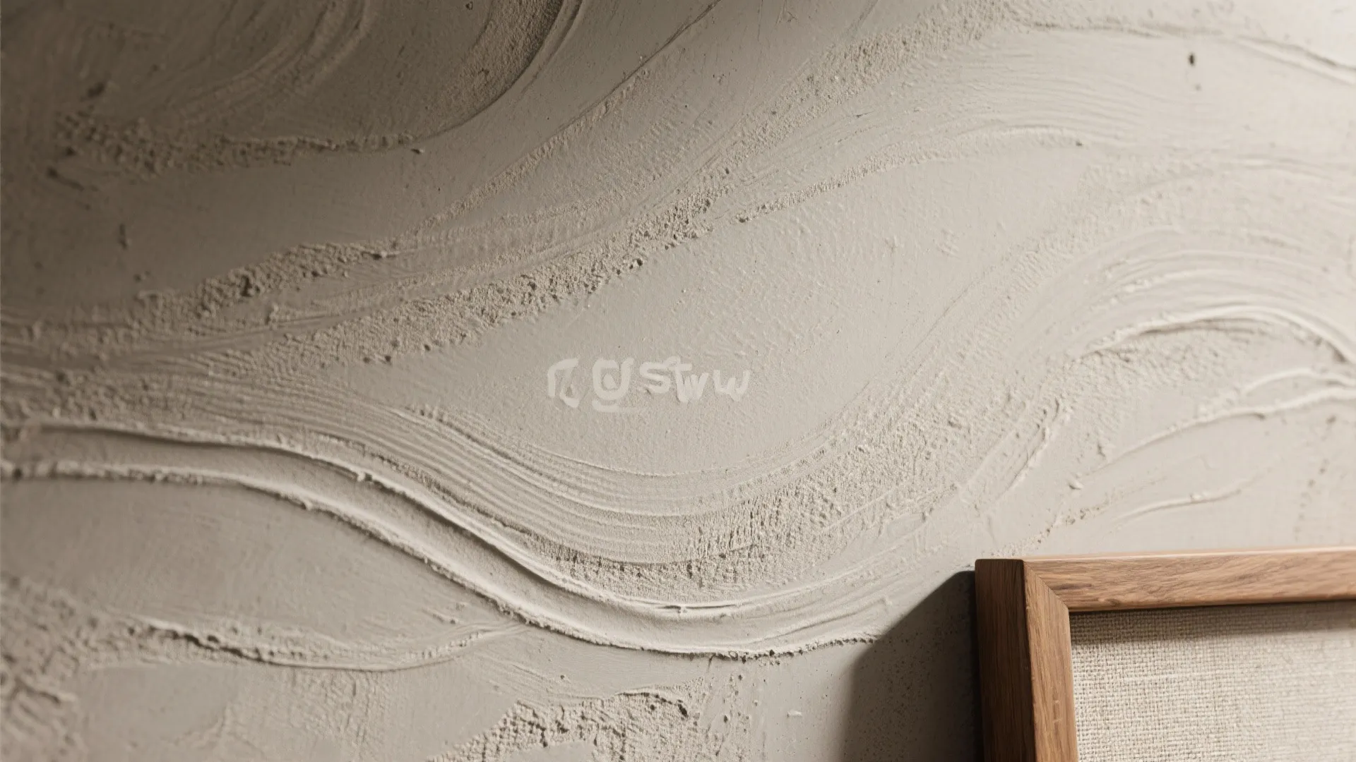 Soft-Textured Concrete Accent Wall