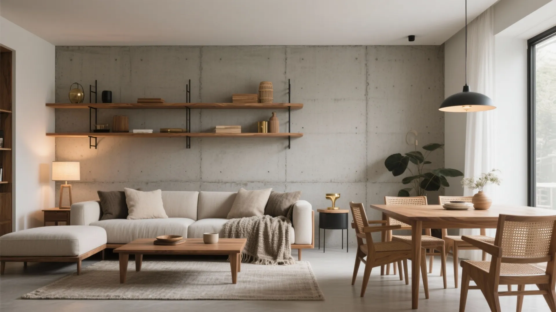 Concrete + Wood: Balance, Warmth, and Human Scale