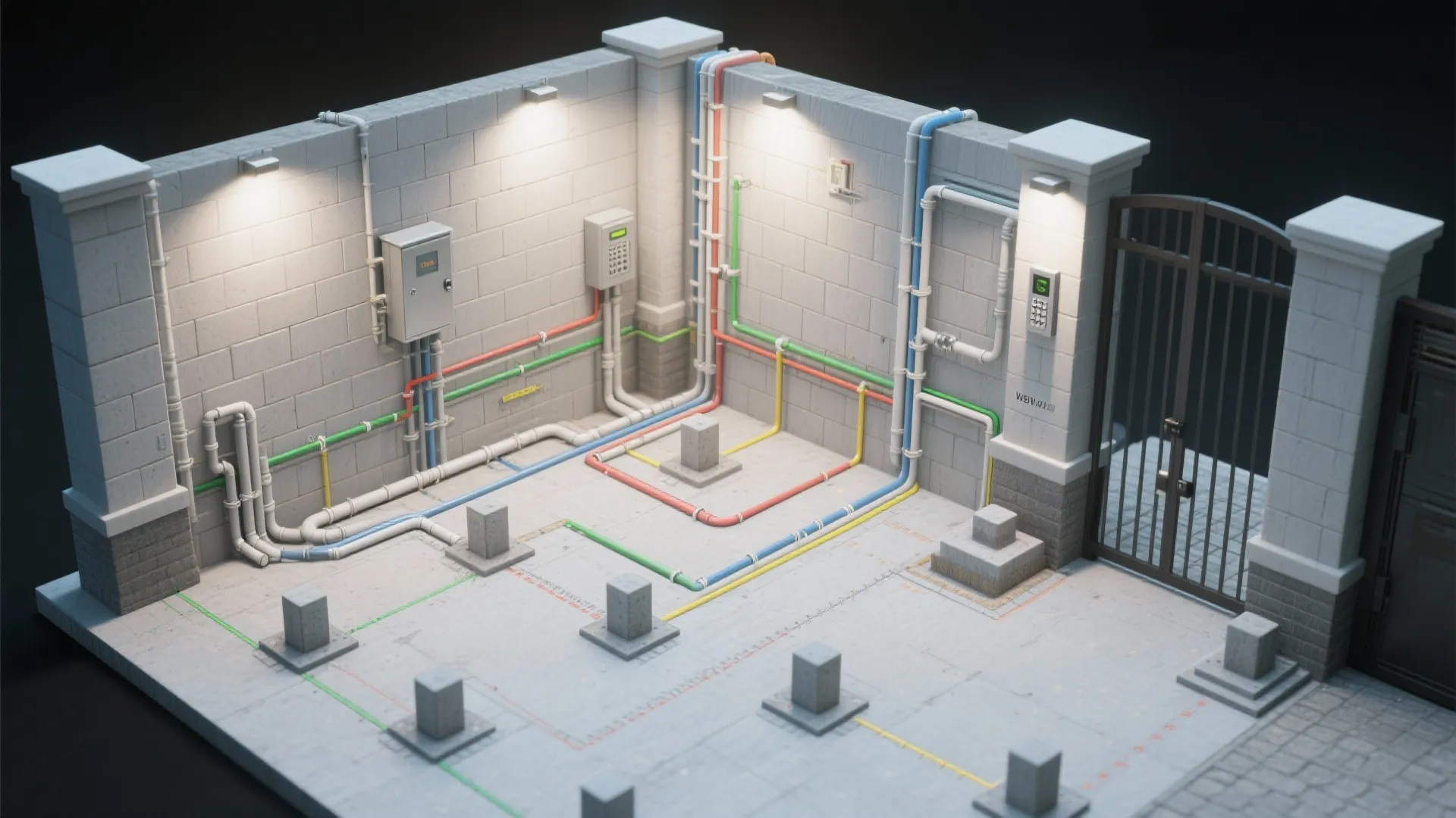 Tip 4: Step the height and build in niches