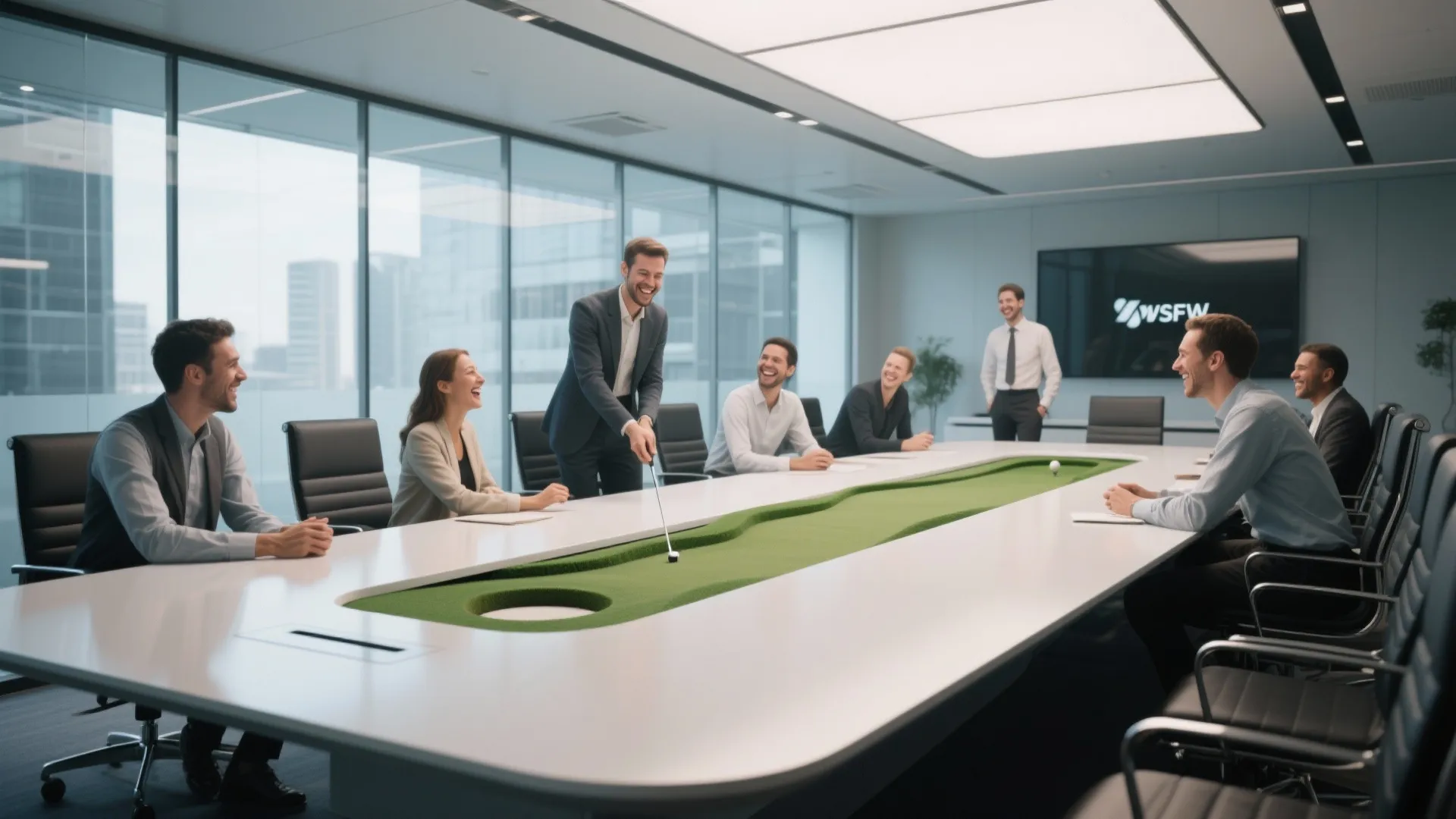 3. Conference Table Hole