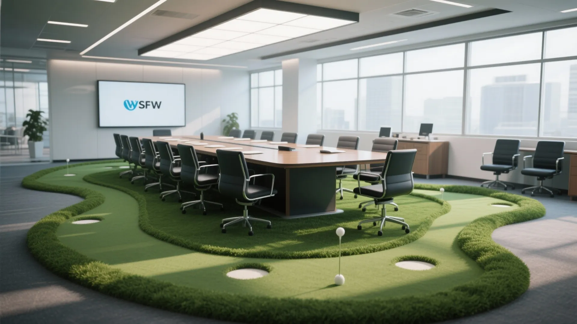 9. Conference Table Island