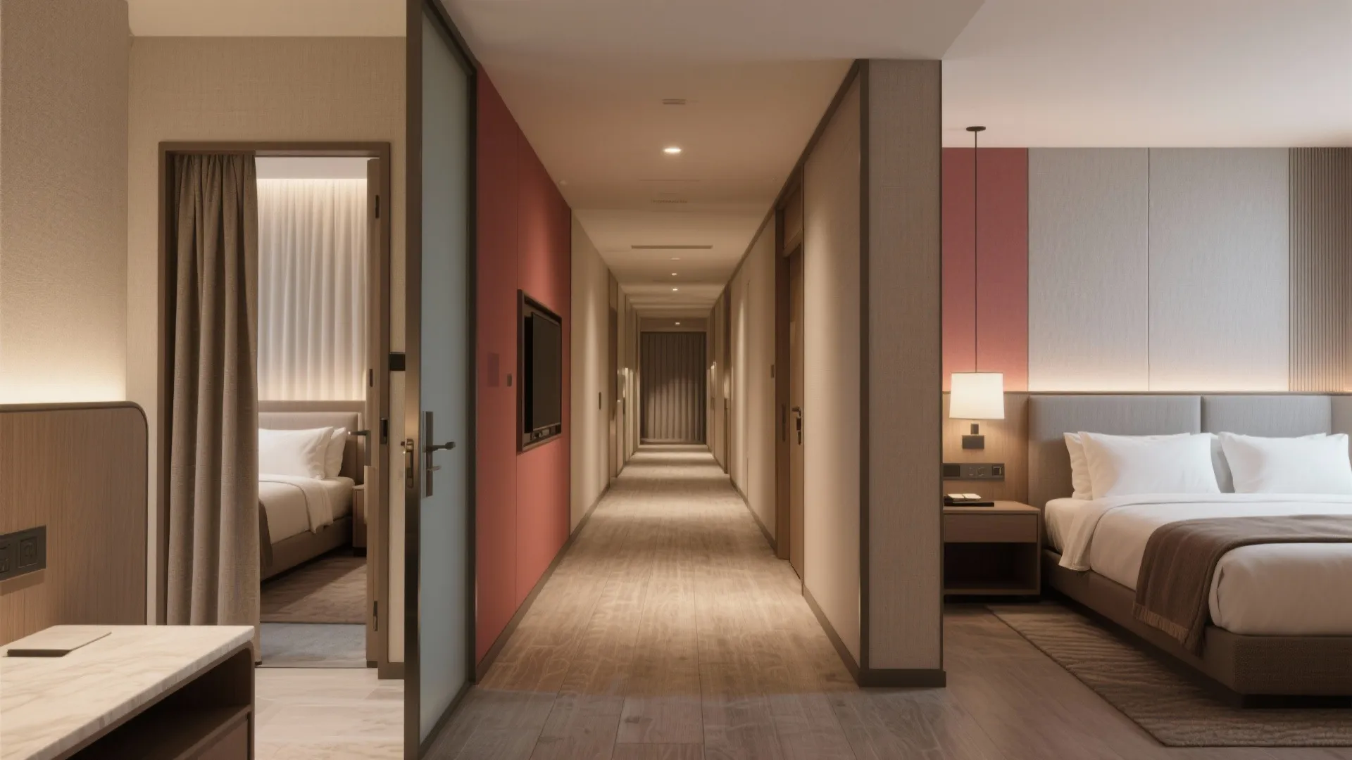 2. Separate Sleeping Areas That Feel Connected