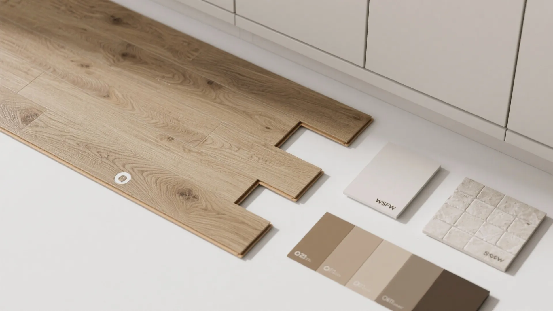 3. Use consistent finishes to create visual continuity