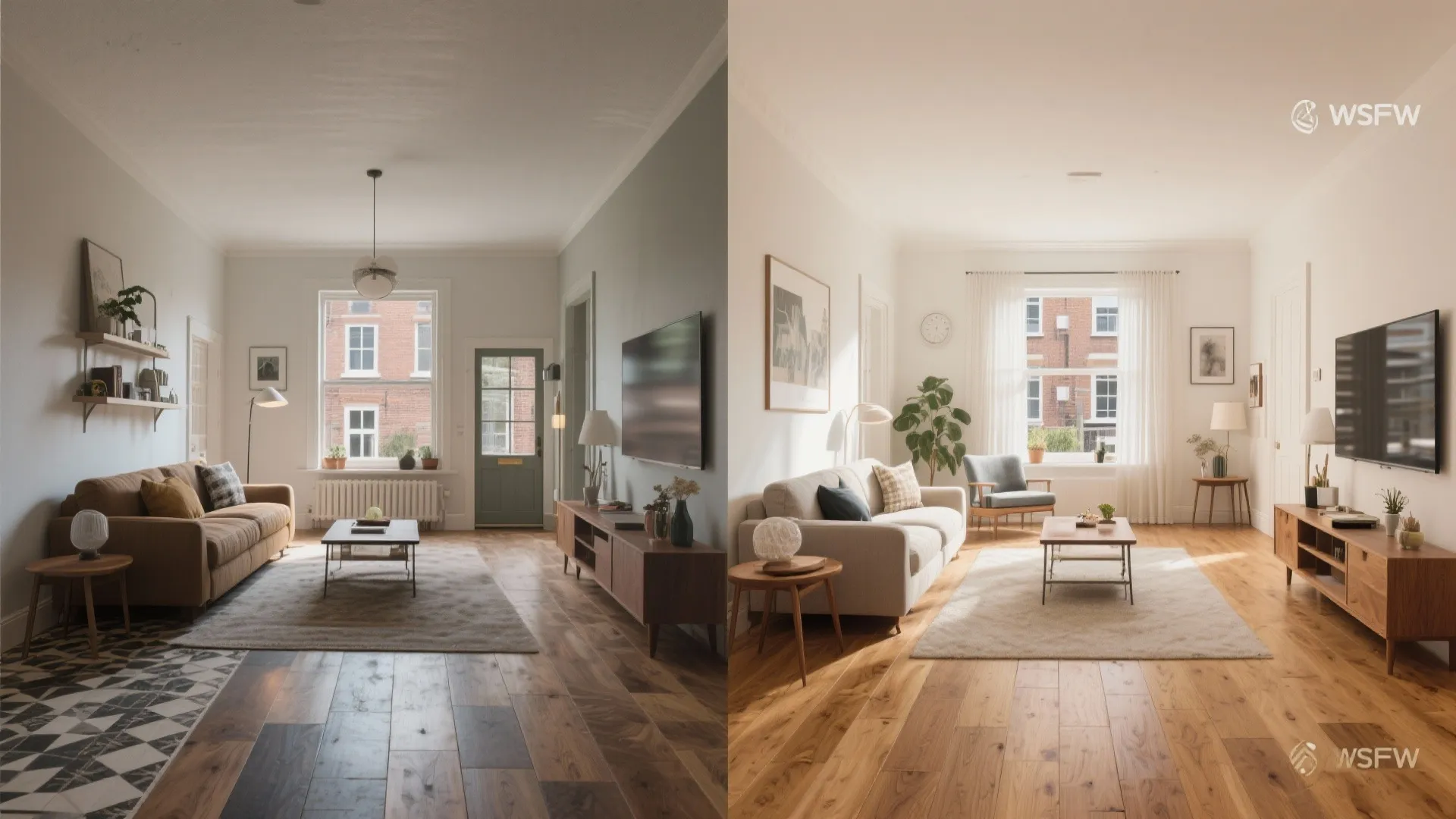 10. Consistent Flooring for Flow