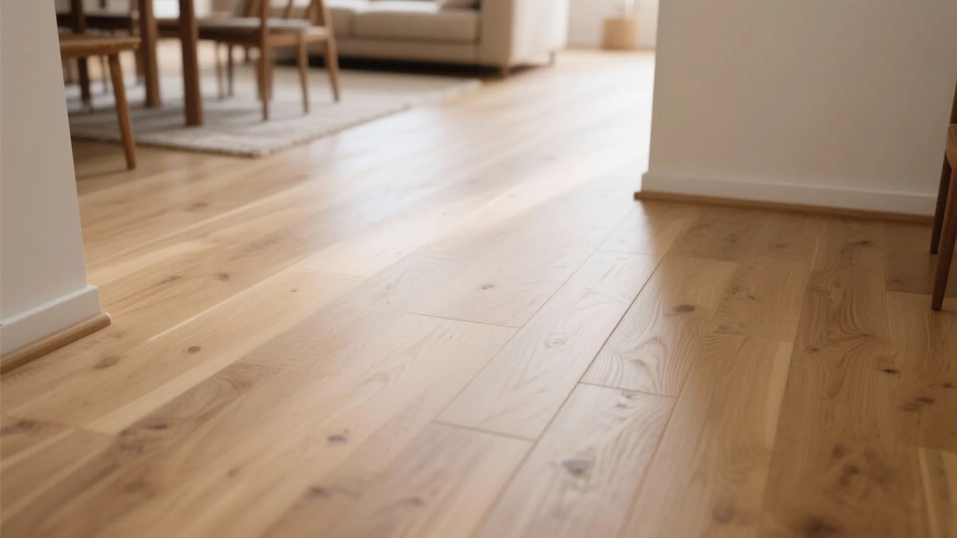 8. Consistent Flooring