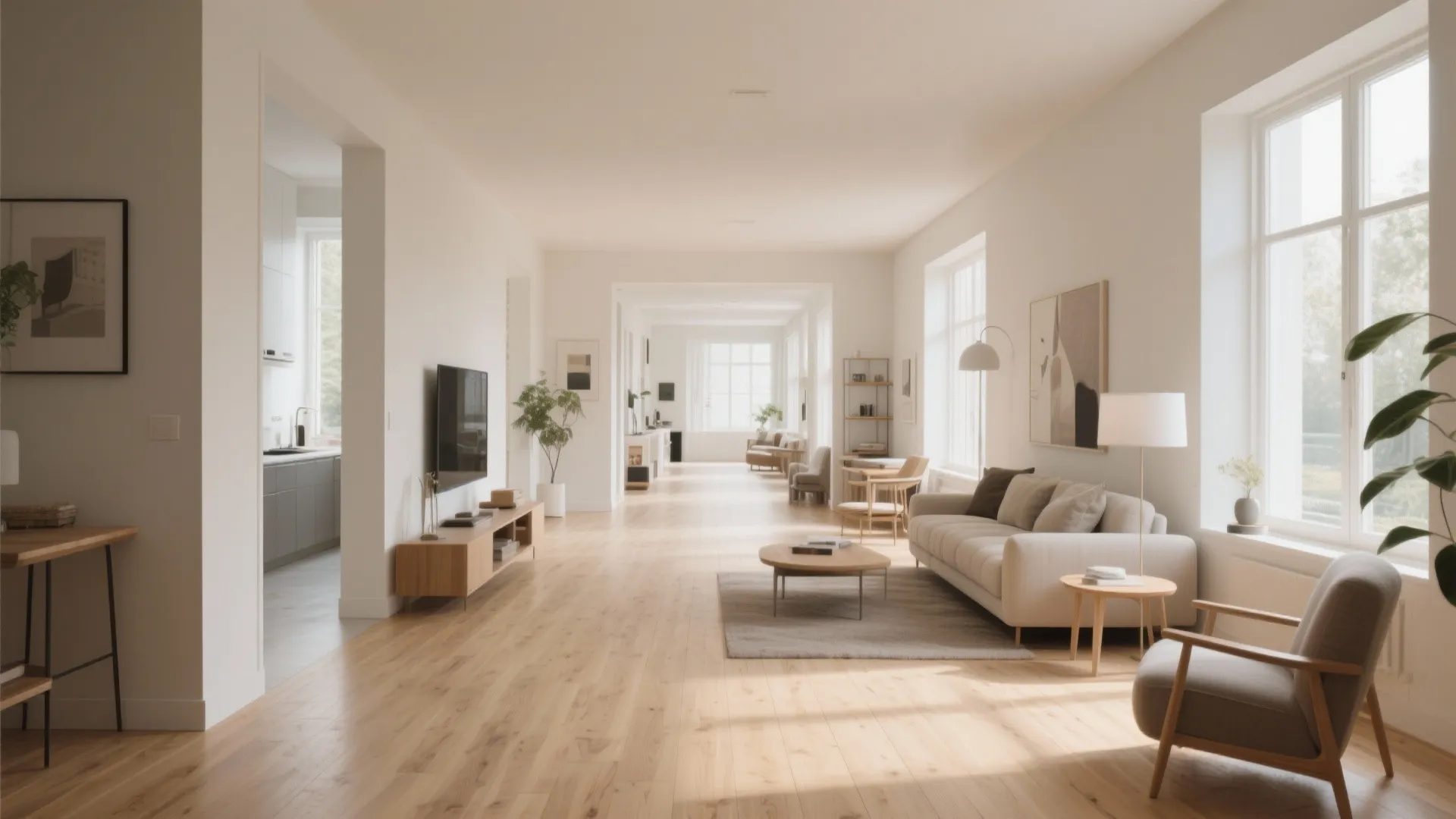 Consistent Flooring through the Length