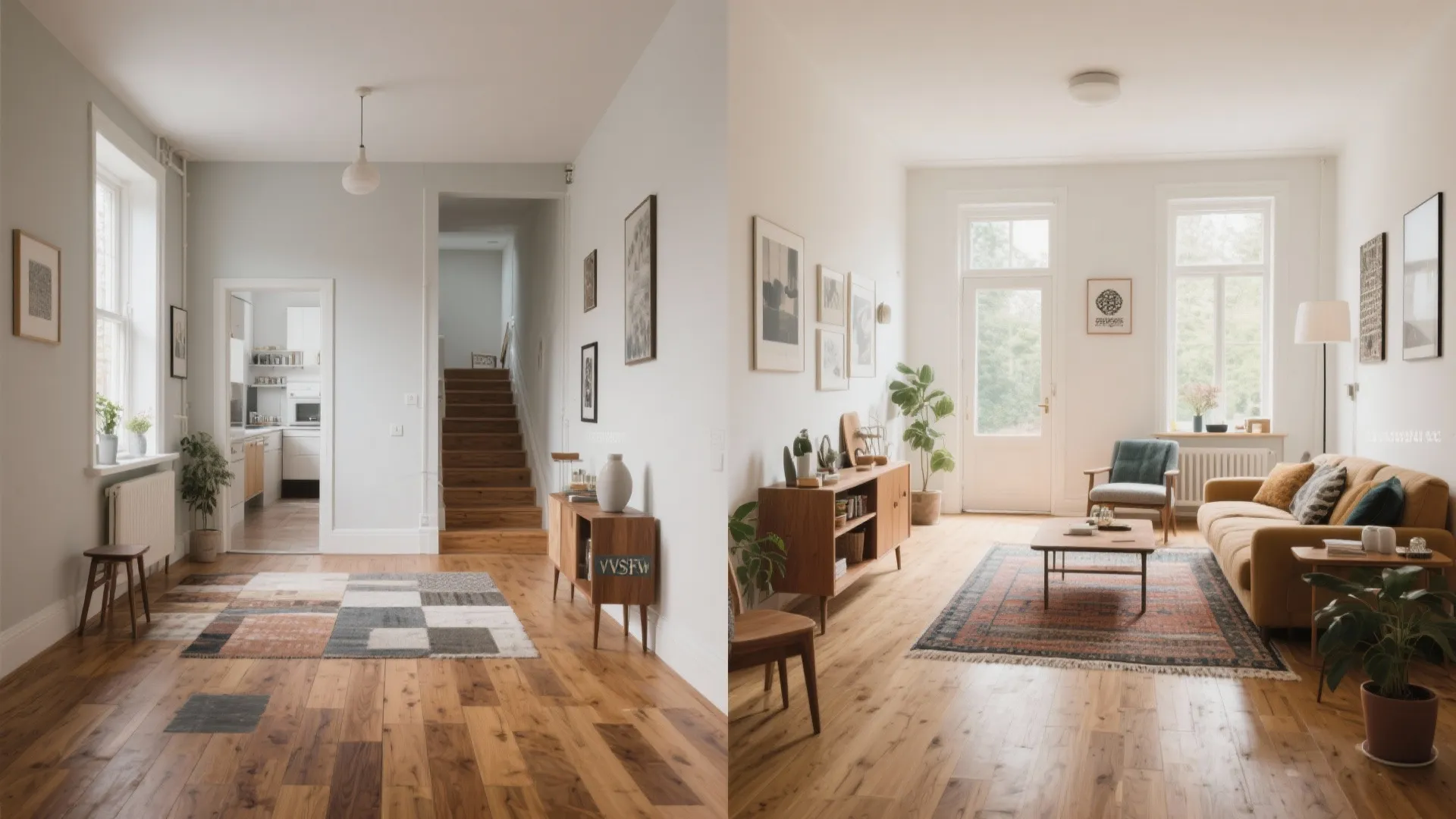 5. Consistent Flooring Throughout