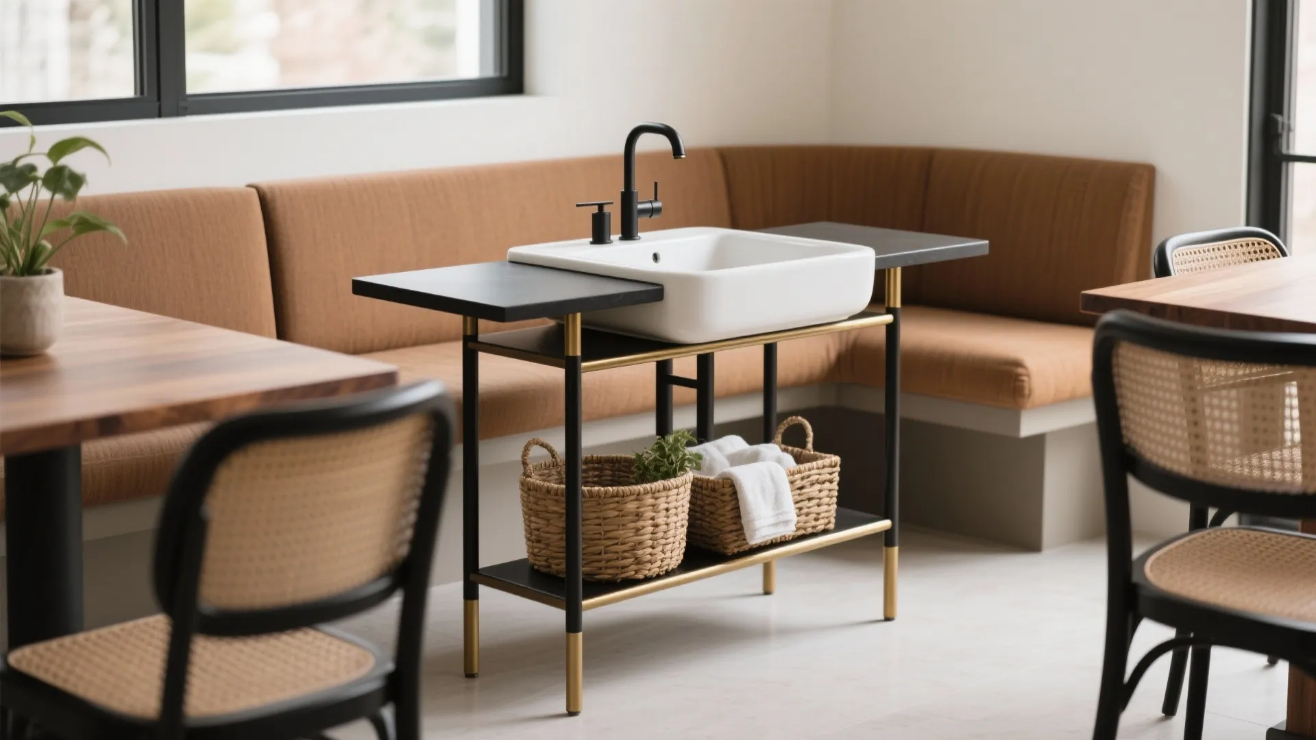 Console Basin as a Sculptural Accent