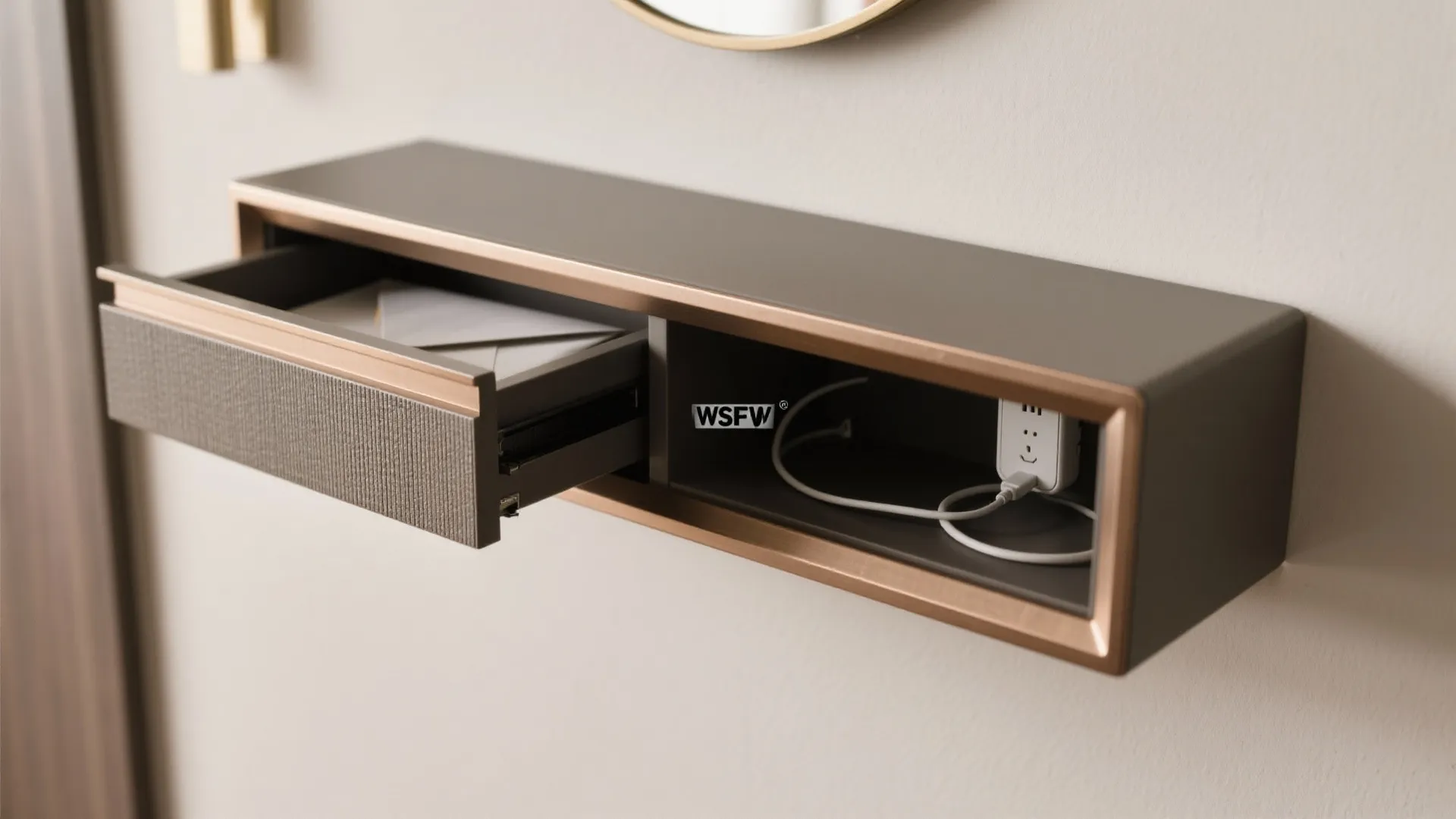 Slim consoles, seating niches, and smart drop zones