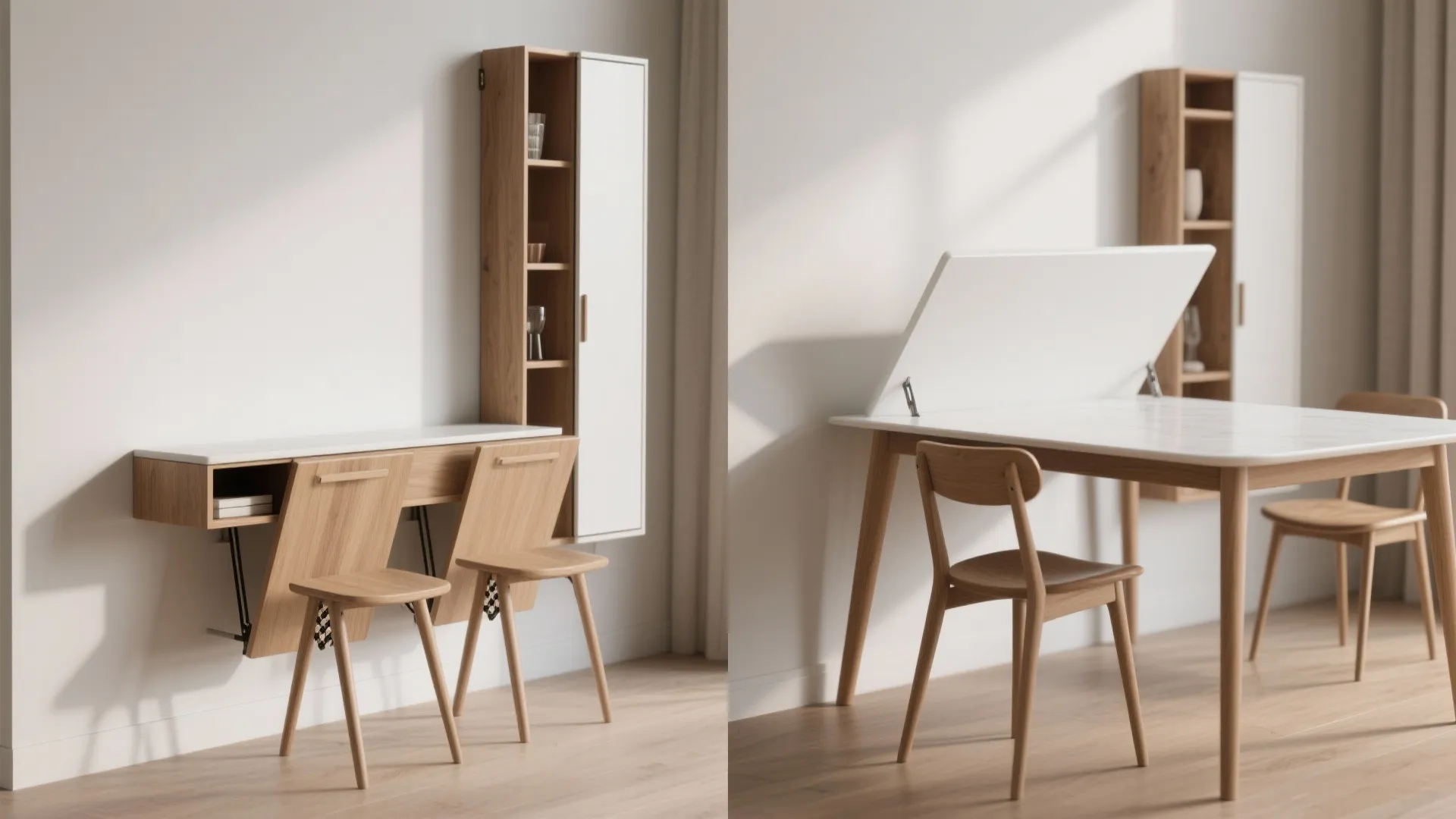 5. Multi-Use Console That Converts to Table