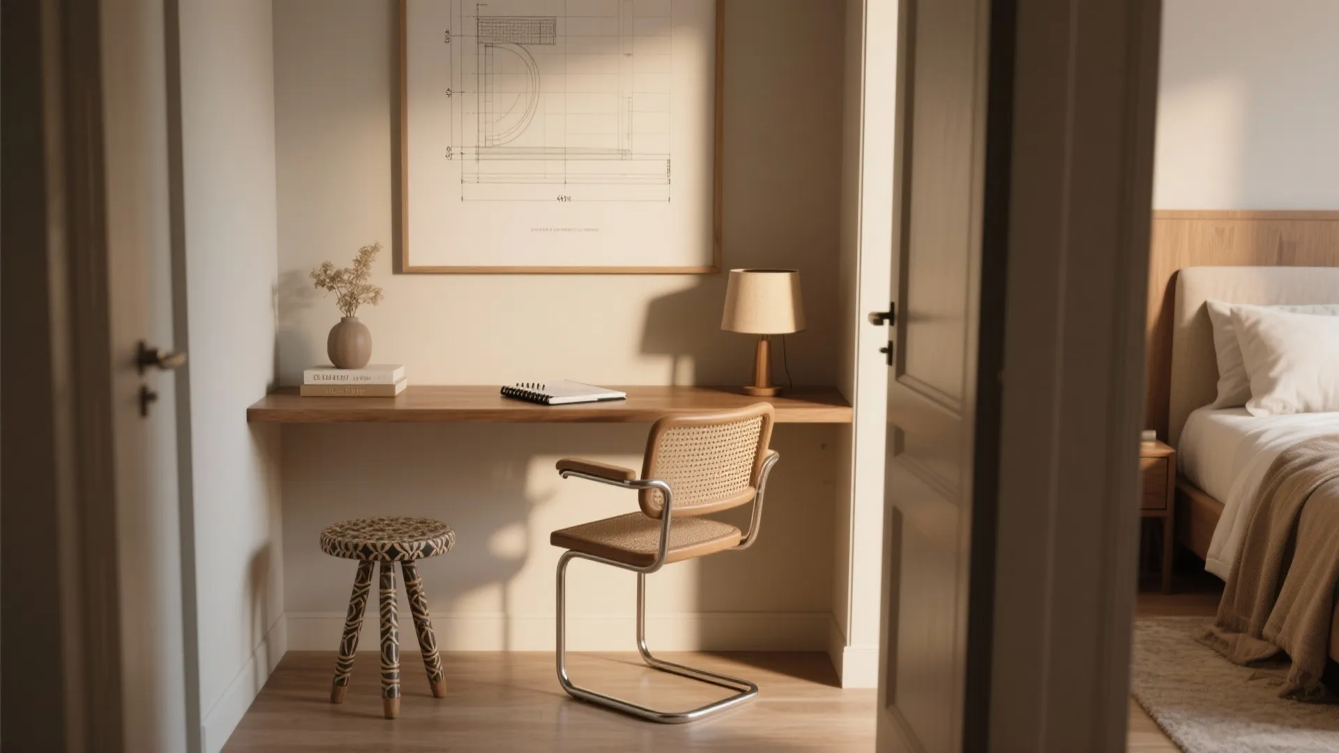 3. Console table that converts to a desk