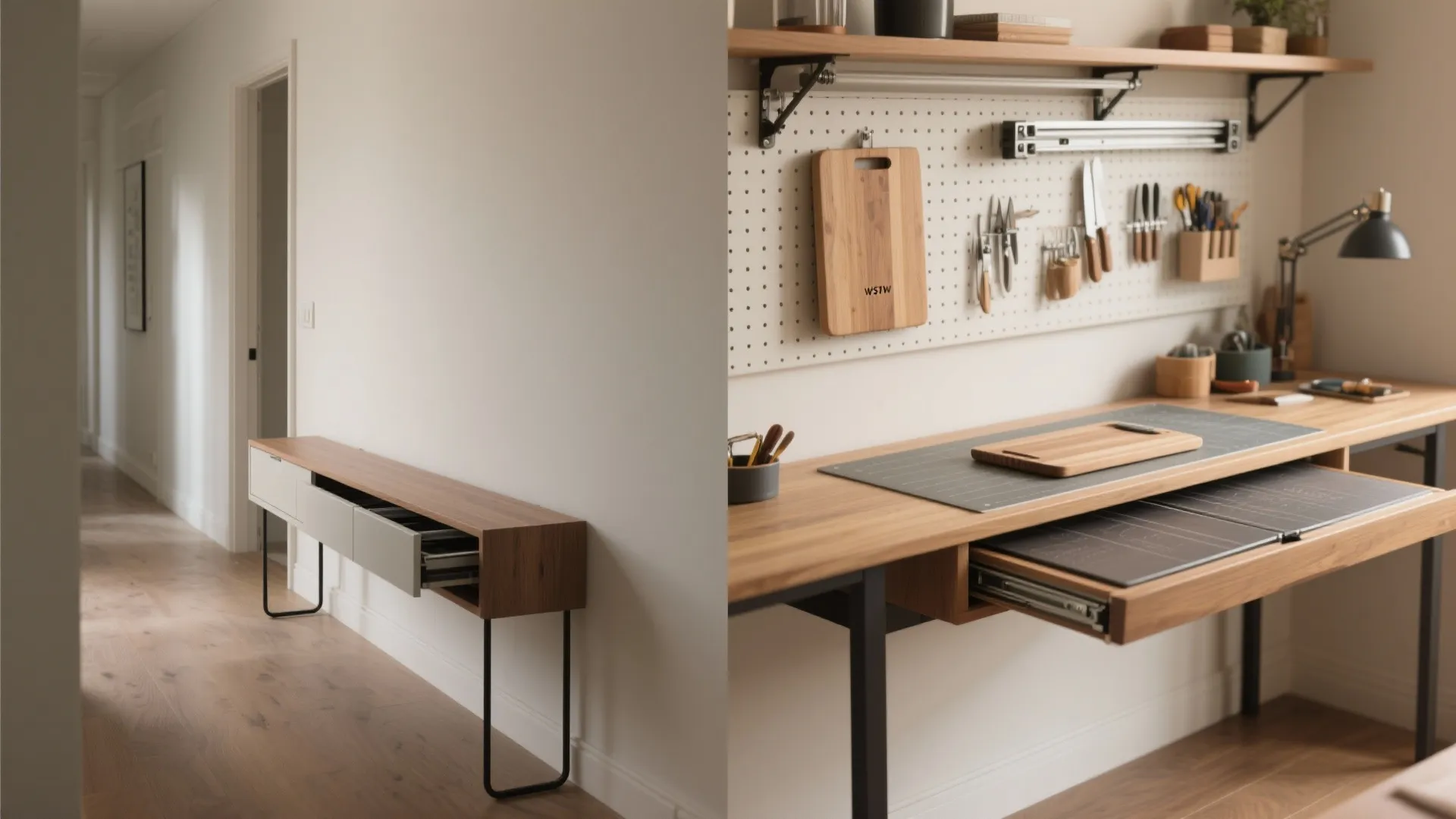 4. Narrow console-to-table conversion