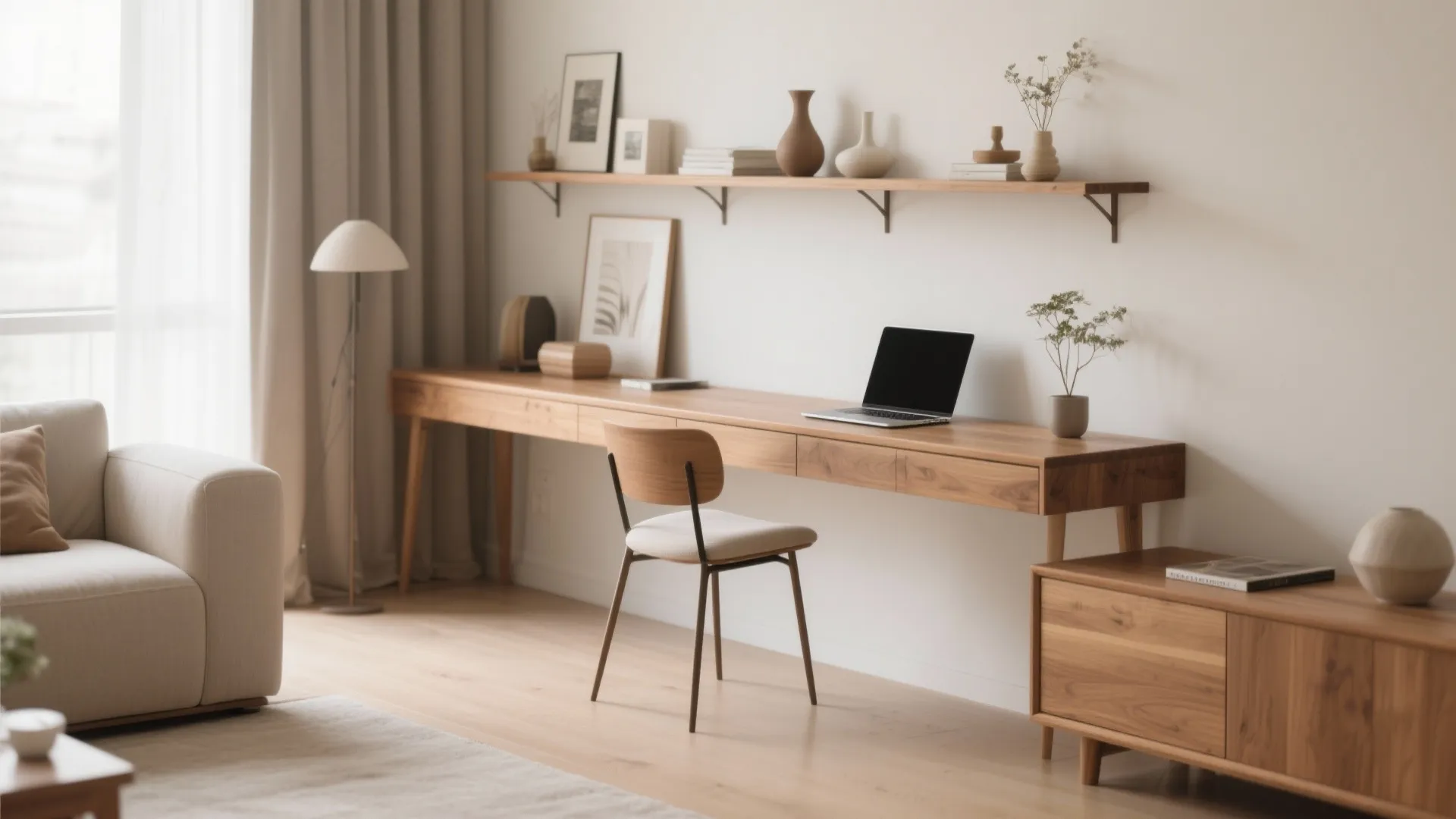 9. Dual-Purpose Console Desk