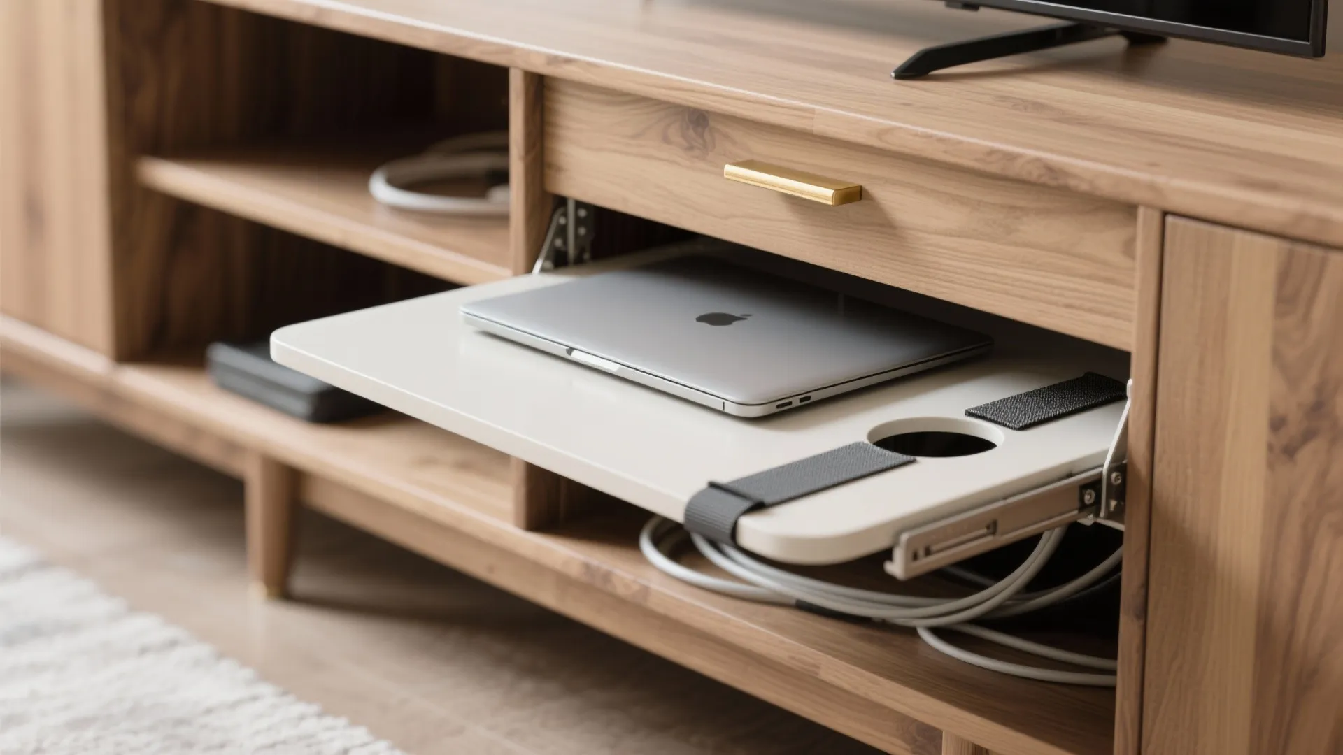 Multi-Tasking Console: TV + Desk or Dining